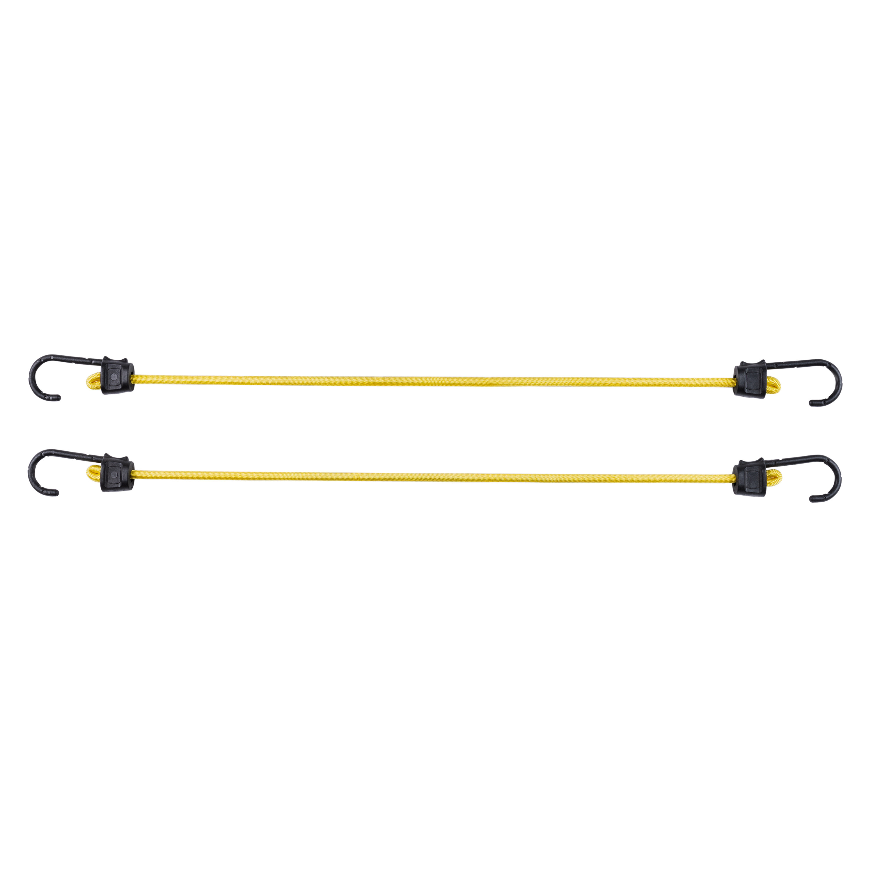 Keeper Black/Yellow Zipcord 20 Bulk - Adjustable Bungee Cord