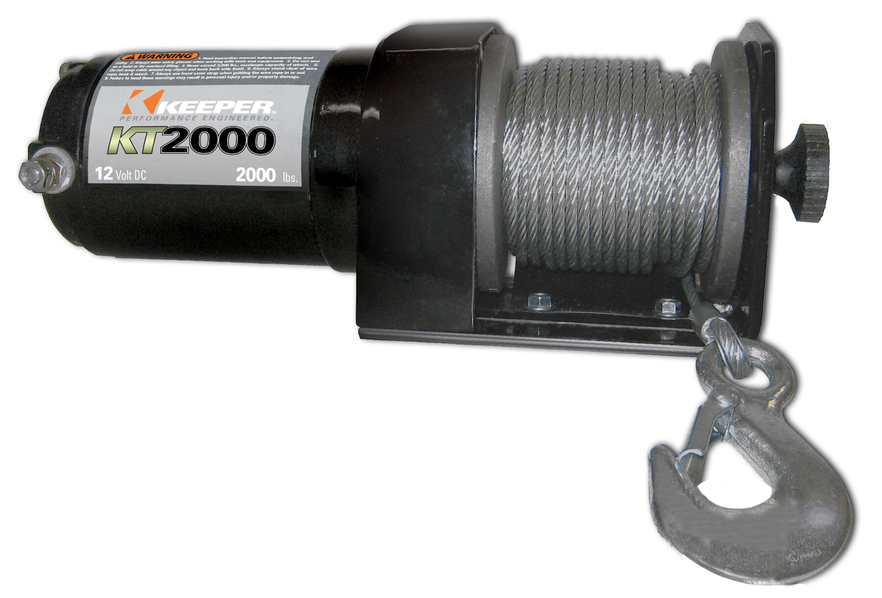 KT2000 Winch, 2,000 lbs. Single Line Pull Capacity