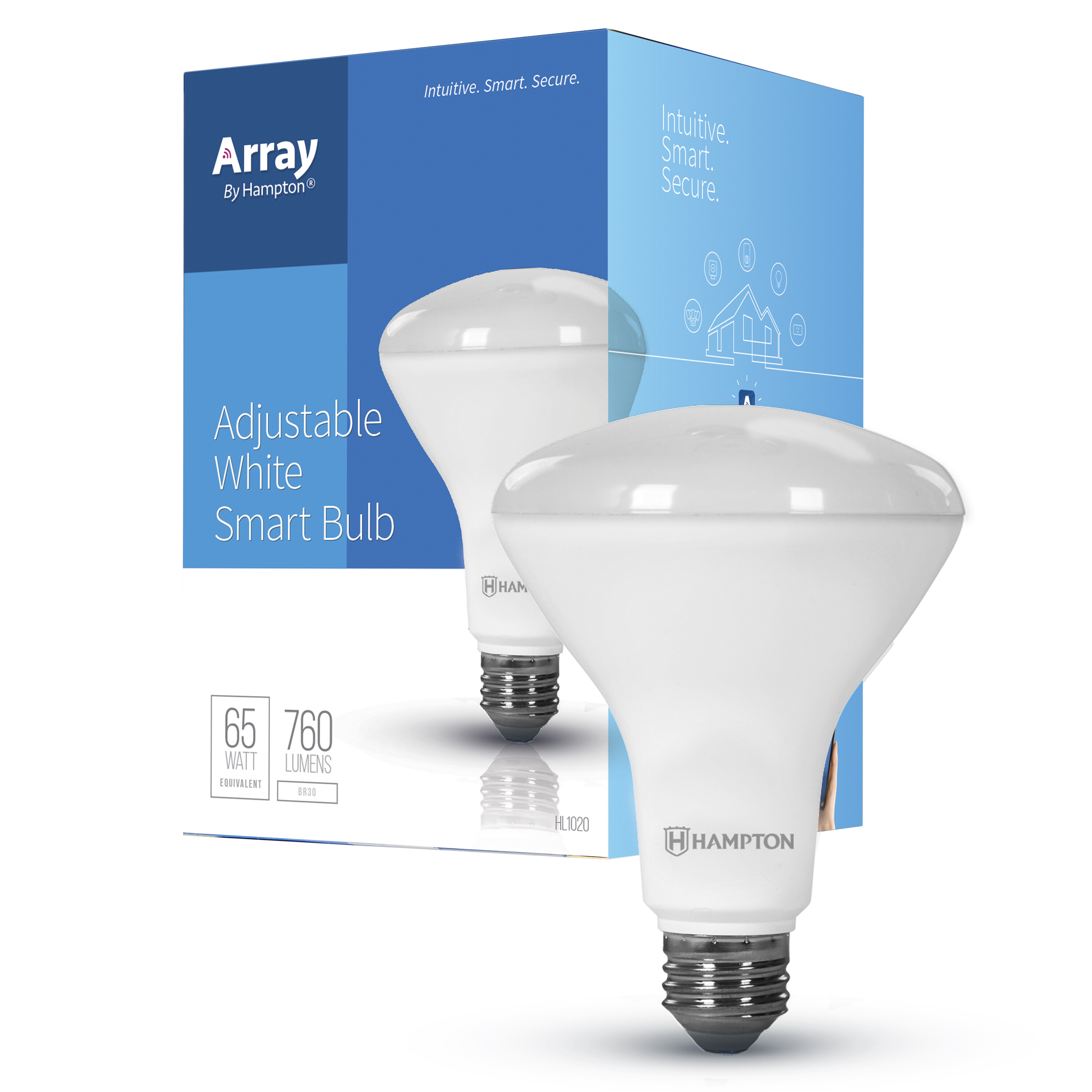 Adjustable White Smart Wi-Fi BR30 LED Flood Light Bulb