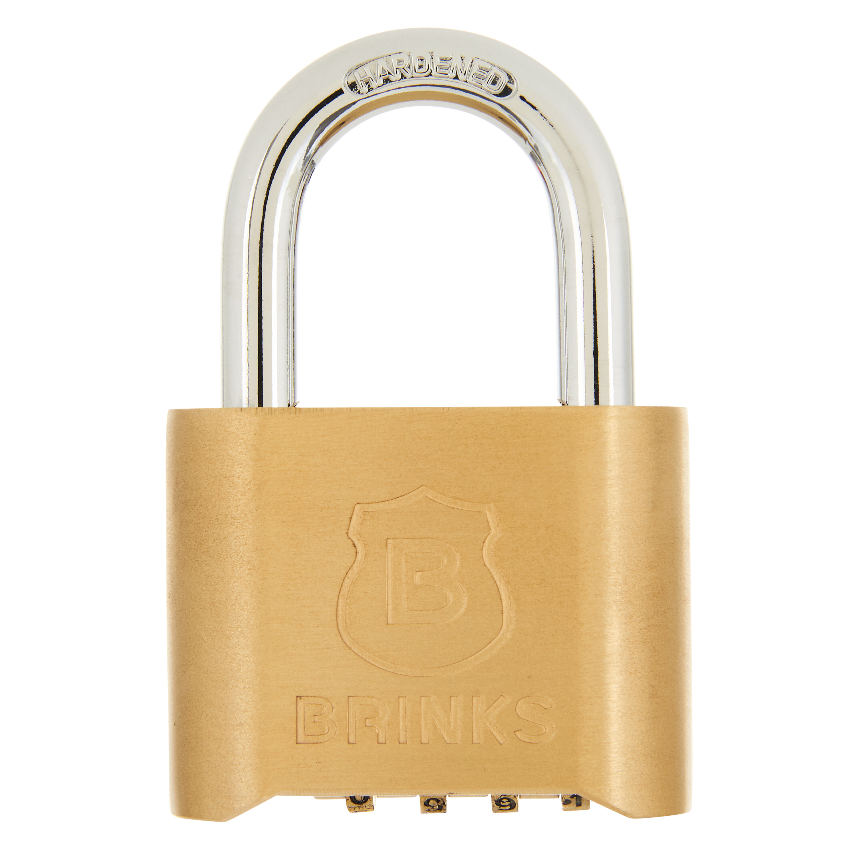 48mm Solid Brass 4-Dial Resettable Padlock