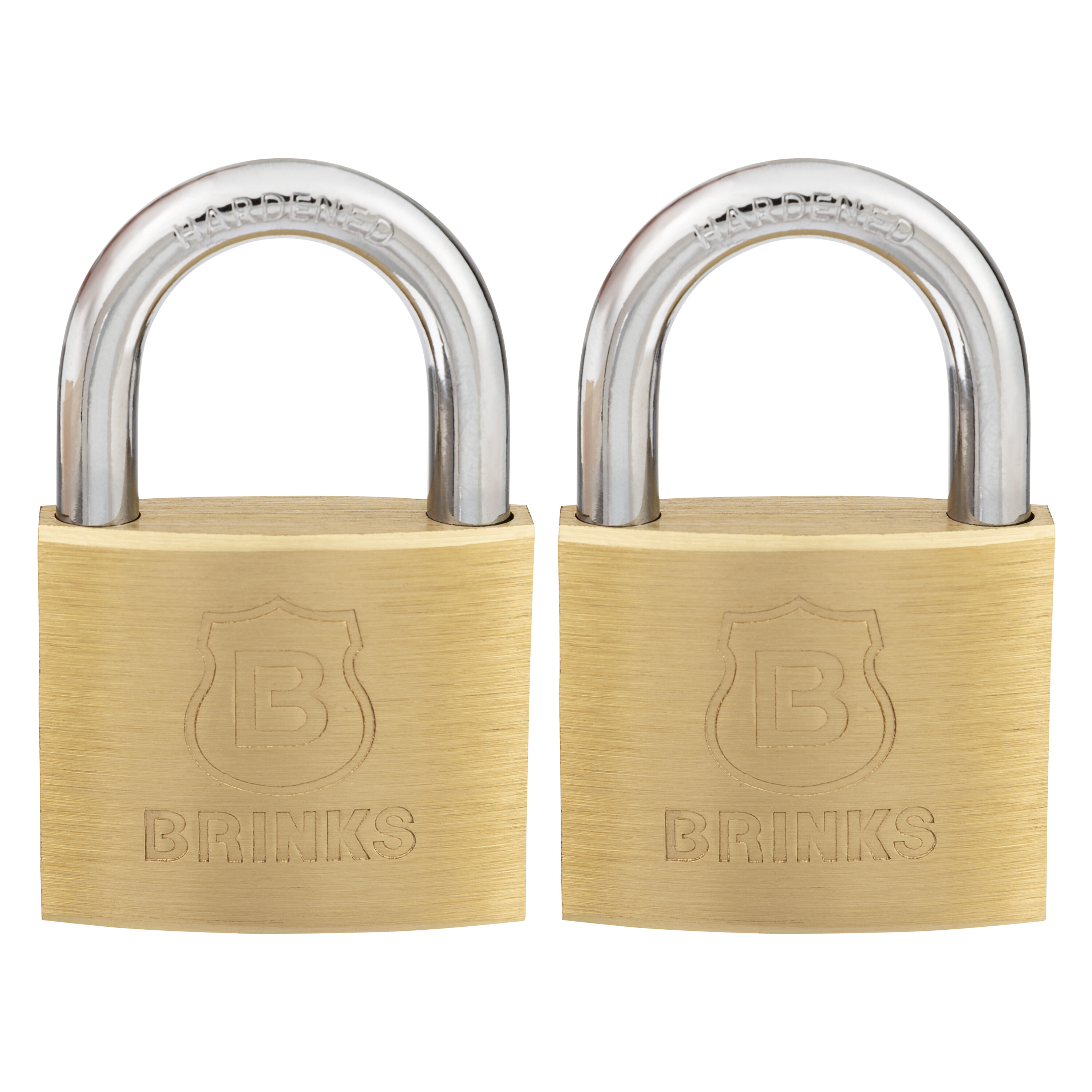 Brass Padlock 30 mm with brass cylinder and hardened steel shackle