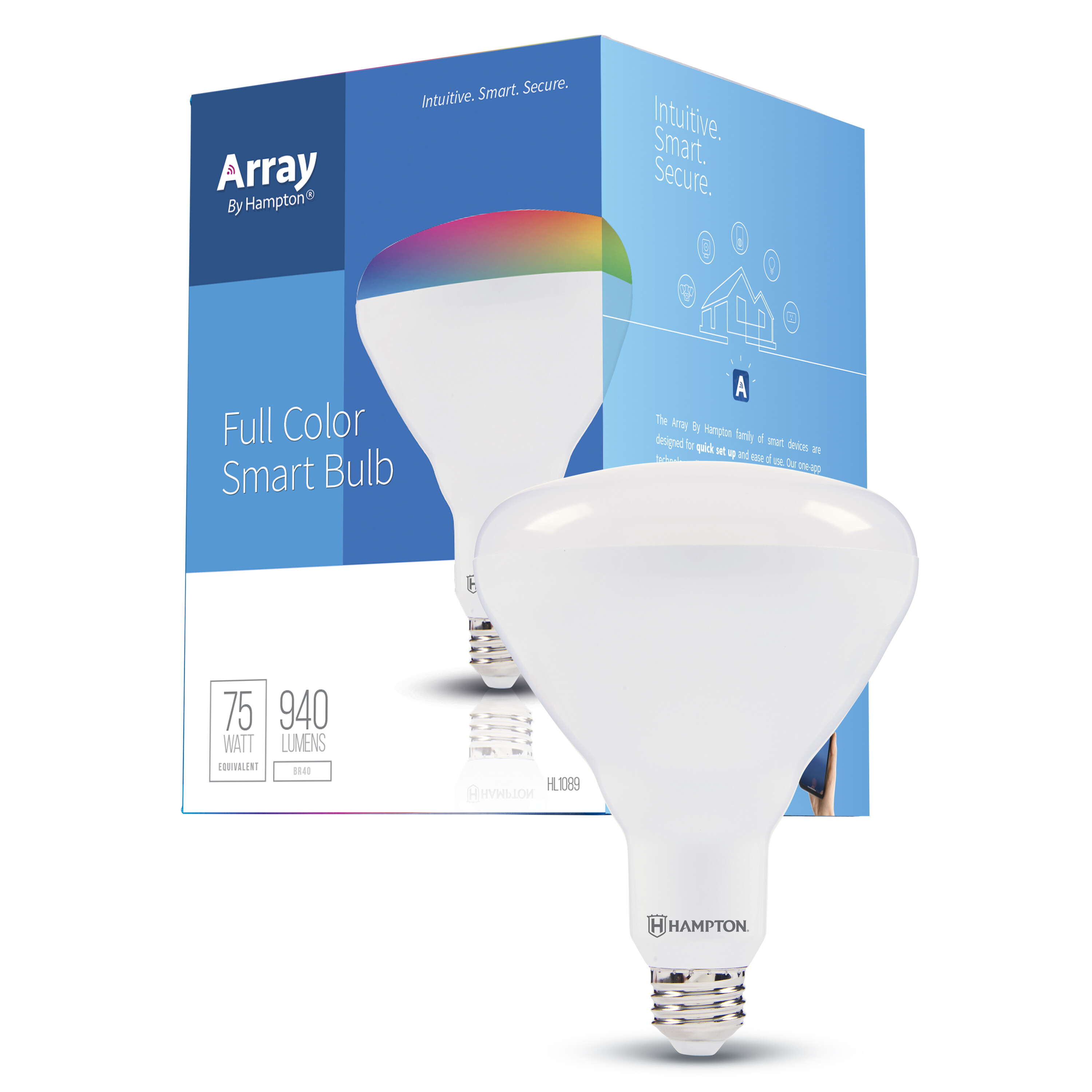 Full Color Smart Wi-Fi BR40 LED Flood Light Bulb