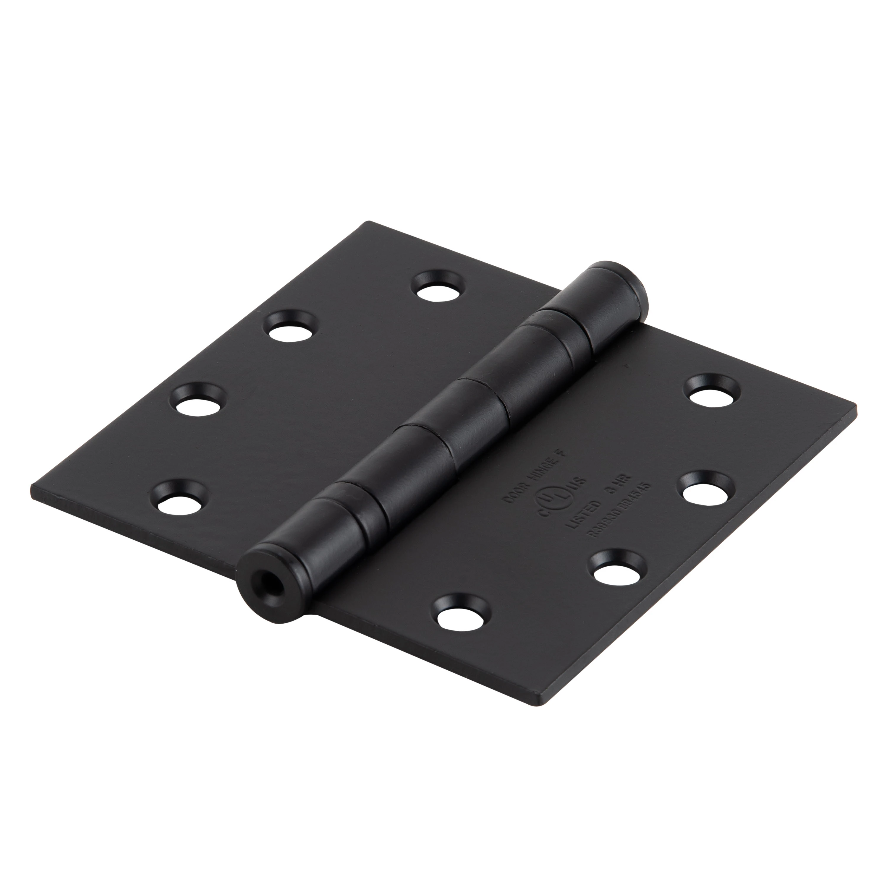 4.5"x4.5" Ball Bearing Door Hinge, Matte Black variant image view