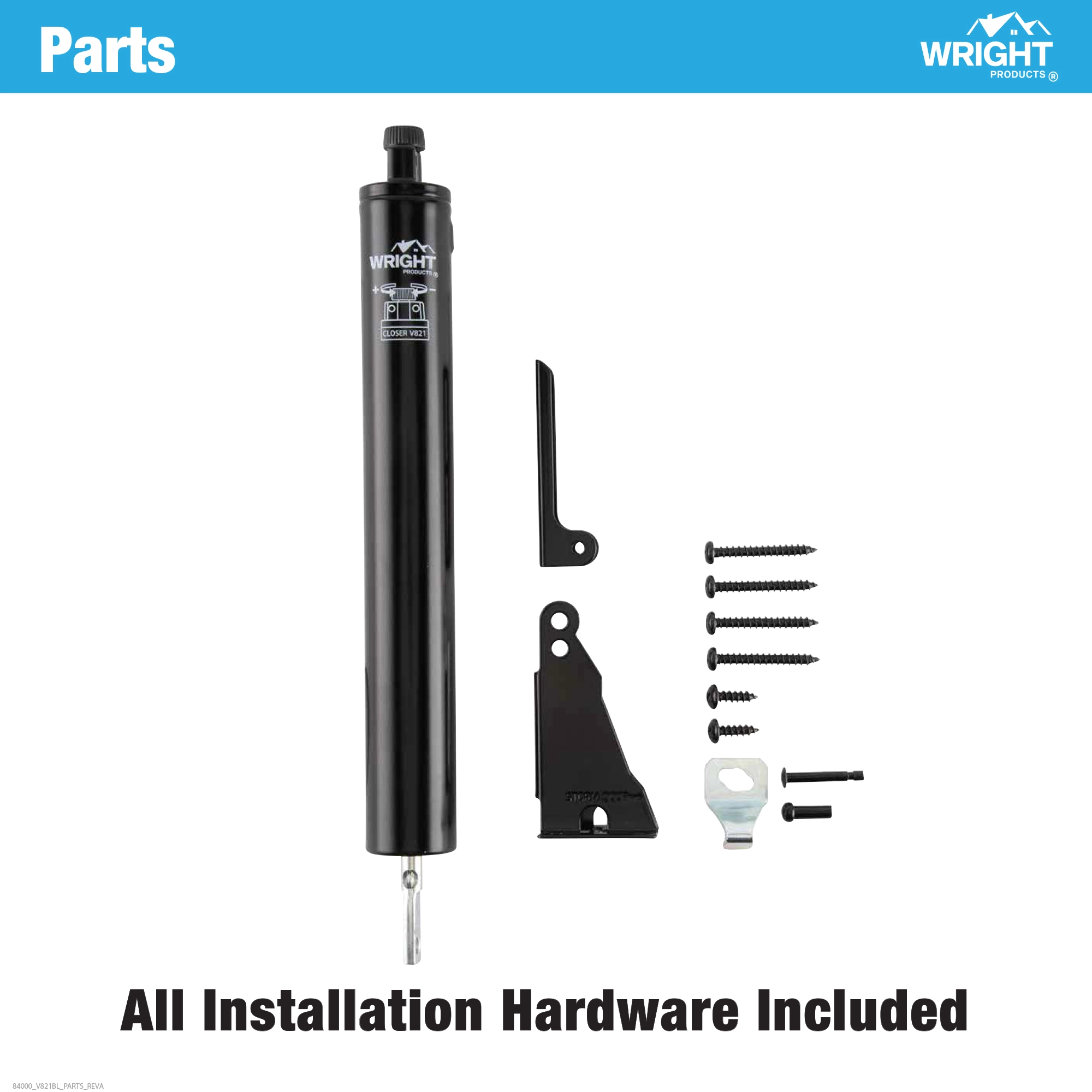 Standard Duty Pneumatic Closer variant image view