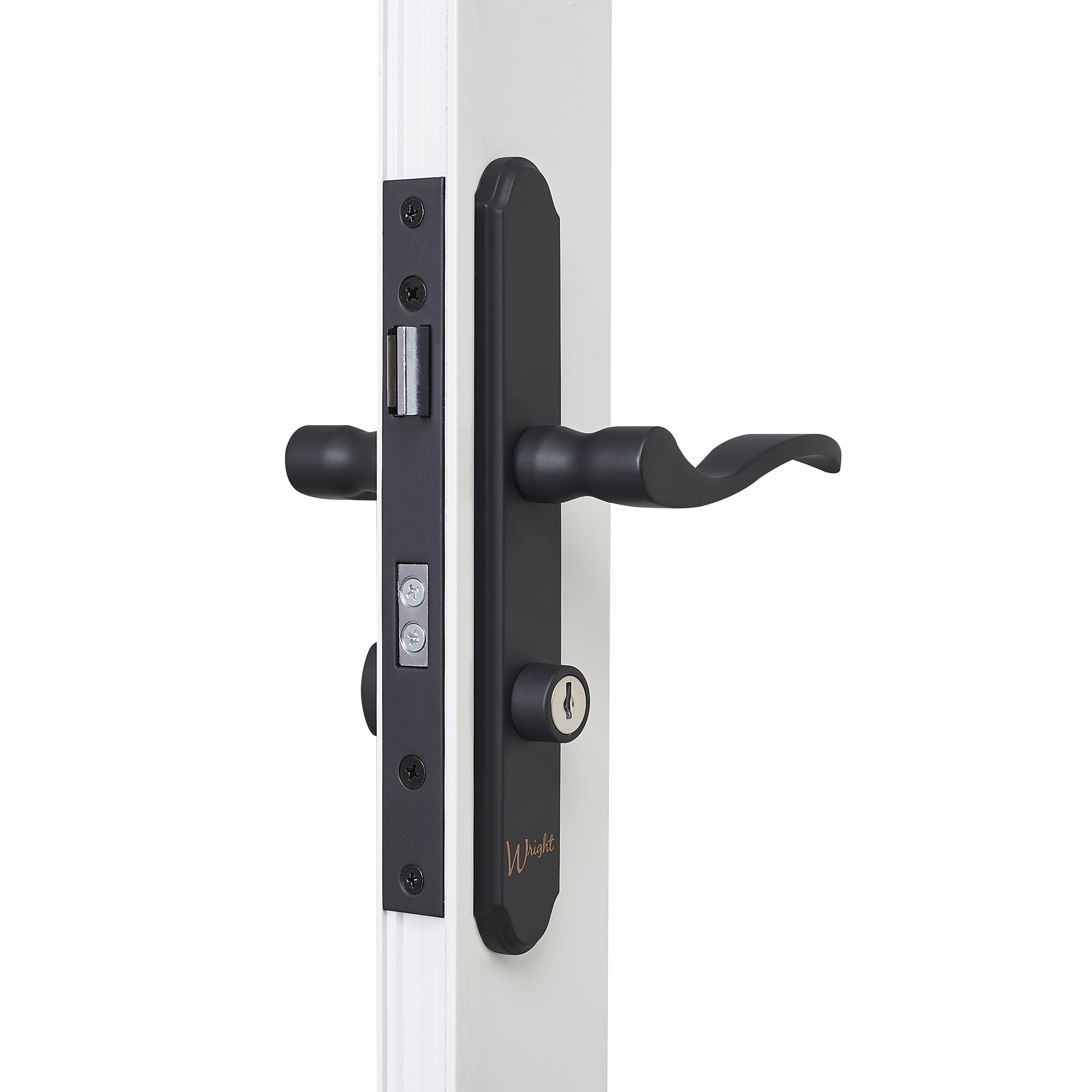 Serenade Mortise Keyed Lever Mount Latch with Deadbolt variant image view