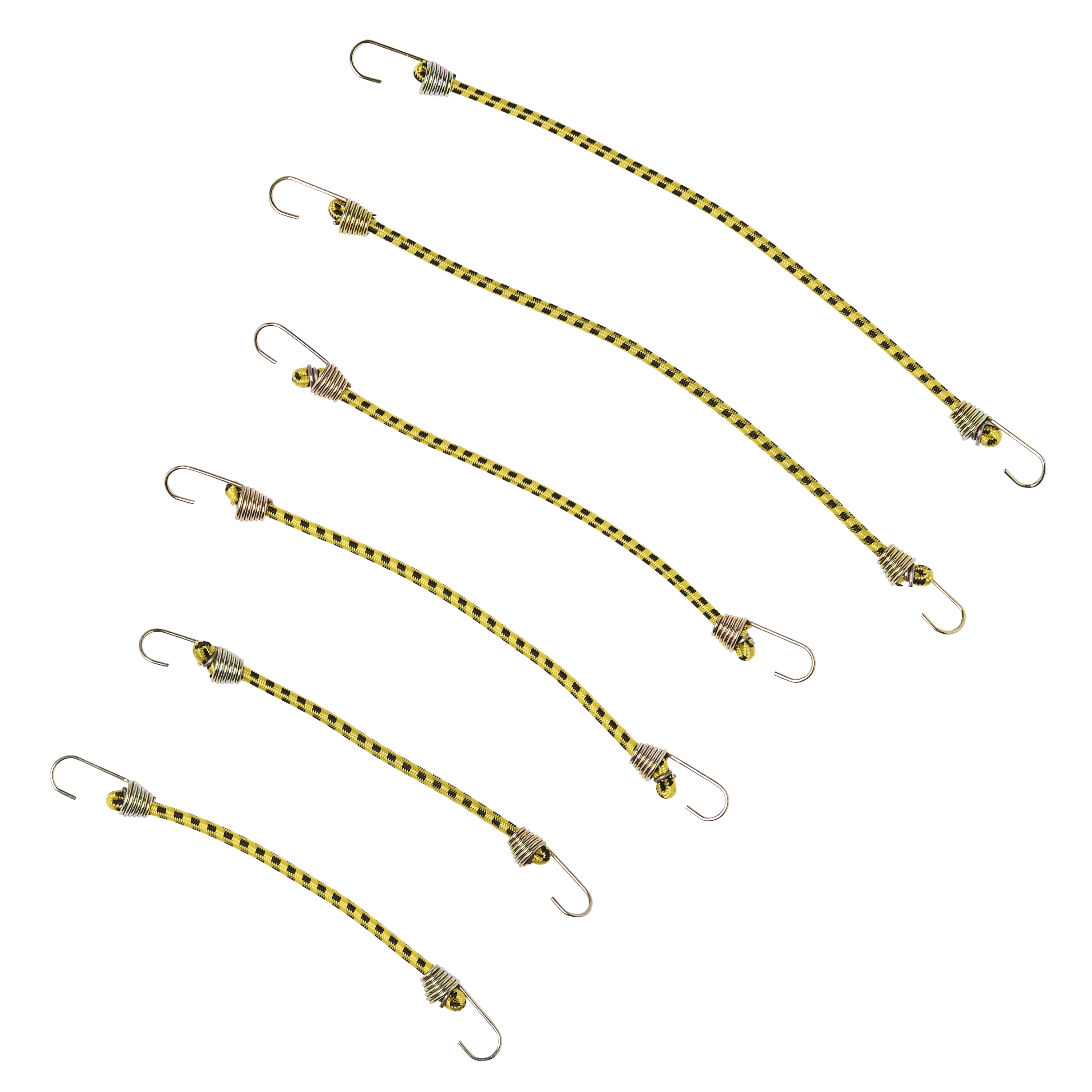 Assorted Mini Bungee Cords, 6 Pack variant image view