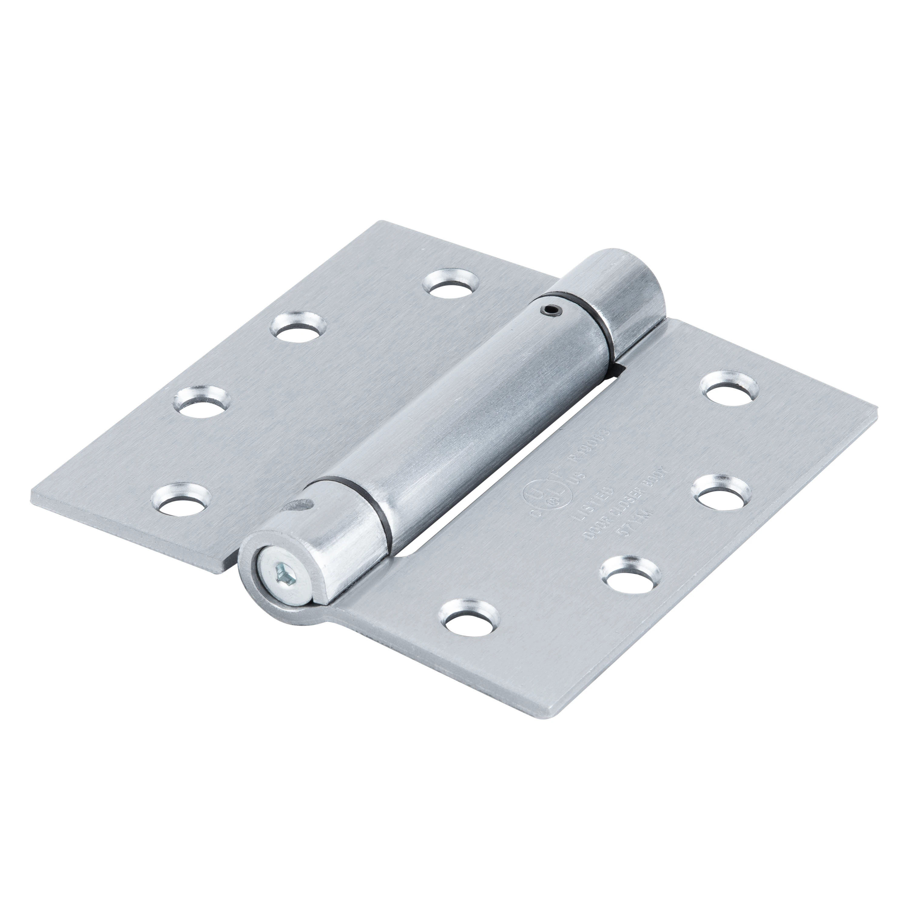 4.5"x4.5" Spring Hinge 3 Pk (1 Spring 2 BB), Satin Chrome  variant image view