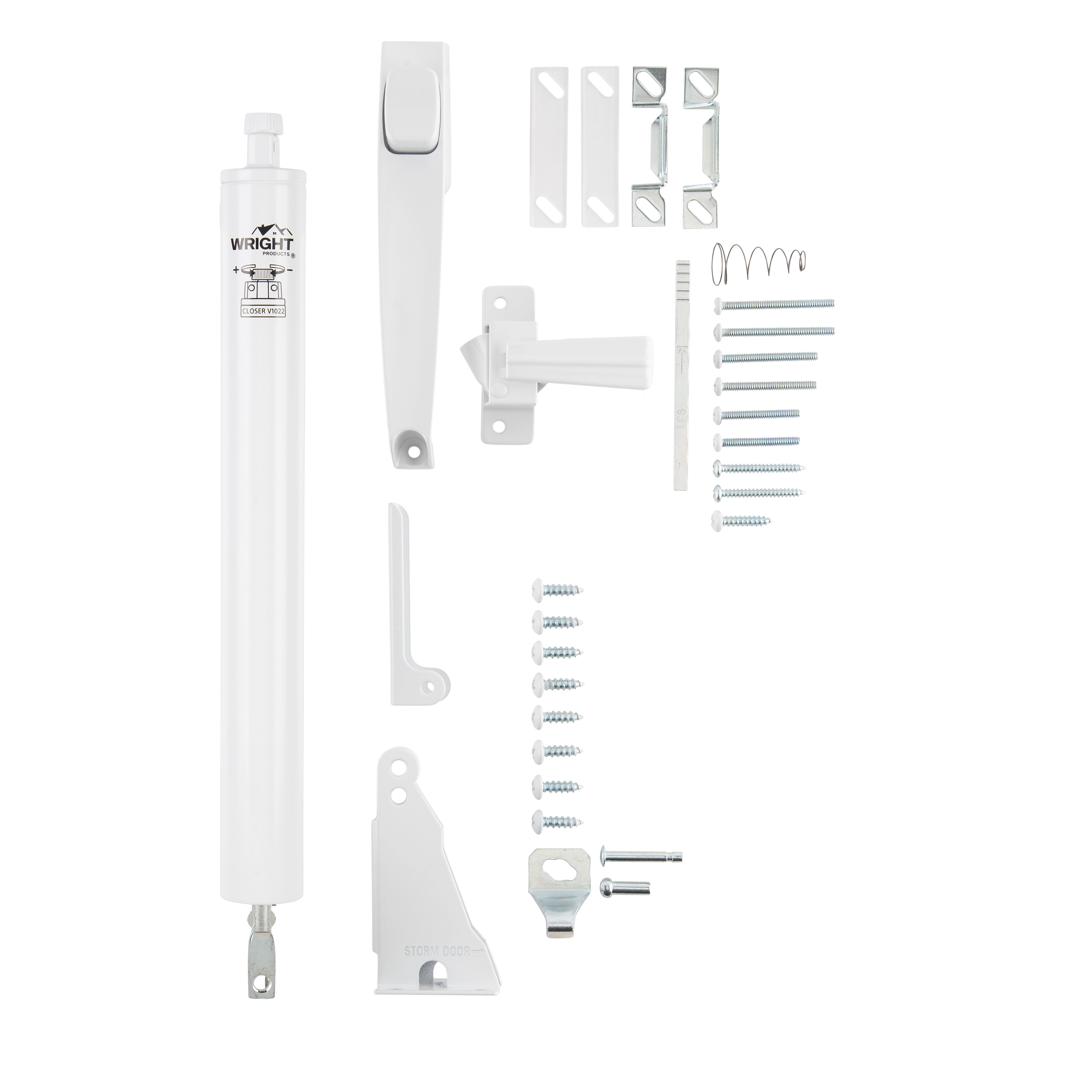 Pneumatic Closer and Push Button Latch Combo Kit variant image view