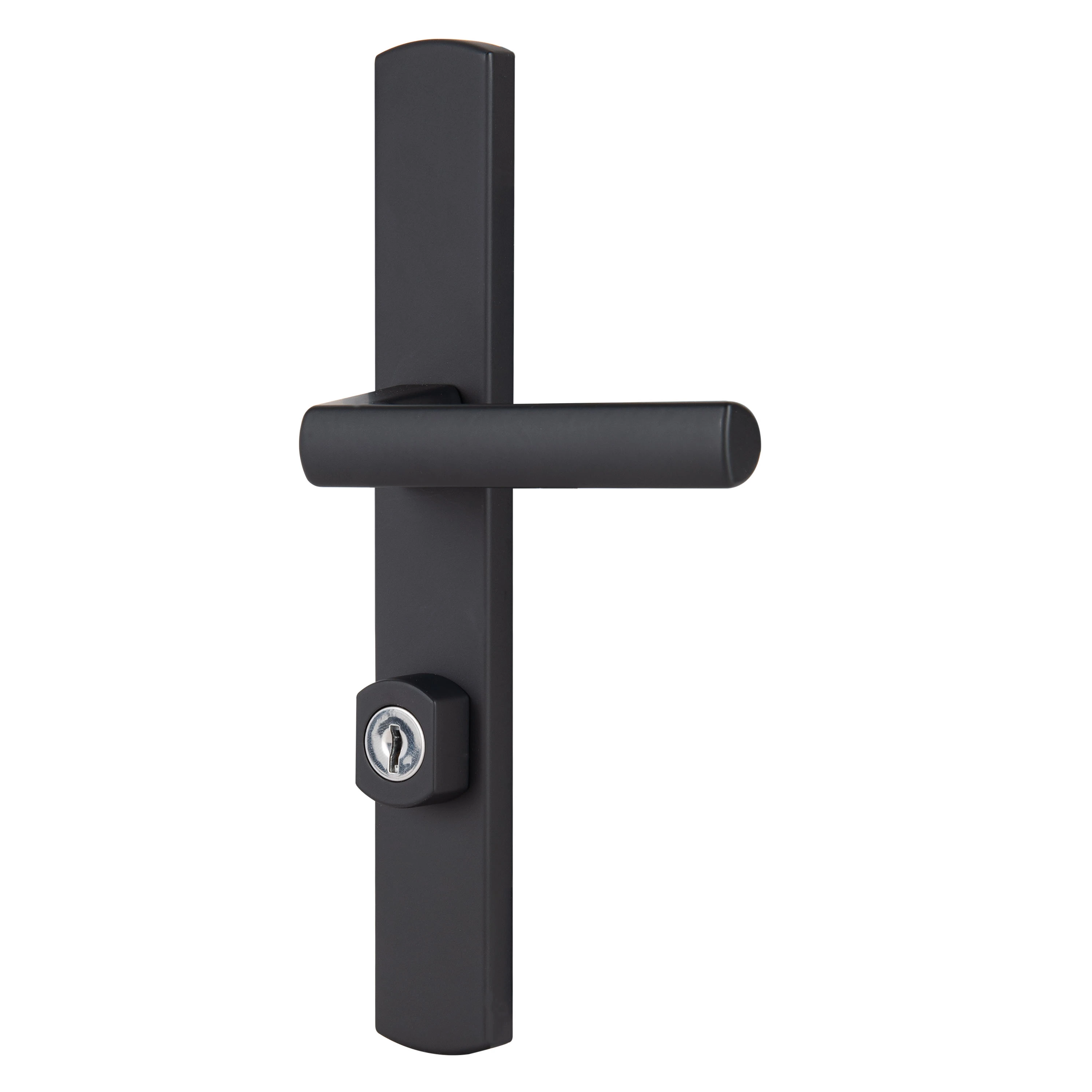 Ventana Contemporary Mortise Keyed Lever Mount Latch with Deadbolt variant image view