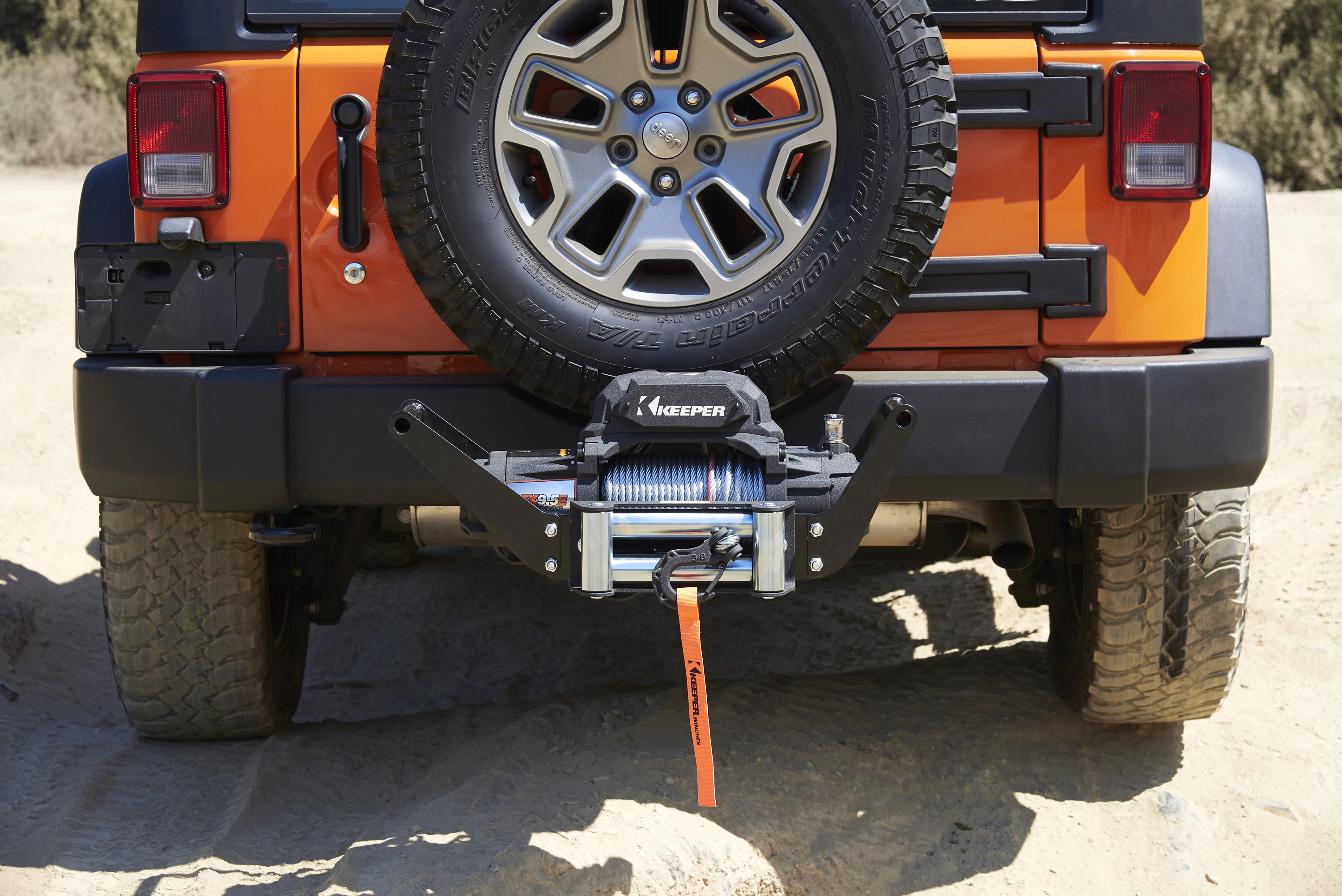 KX9.5E Winch, 9,500 lbs. Single Line Pull Capacity variant image view