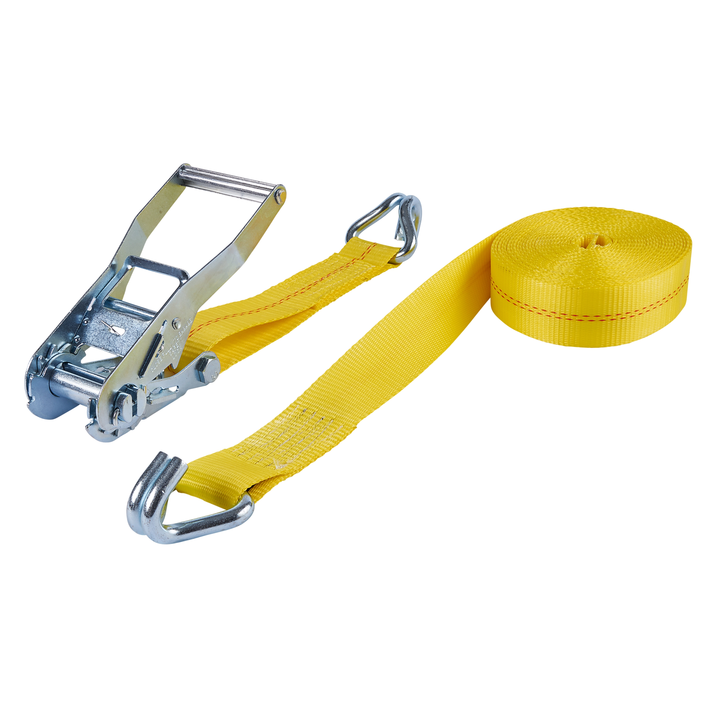 2" x 30' Ratchet Tie-Downs, J-Hooks, 3,333 lbs. WLL variant image view