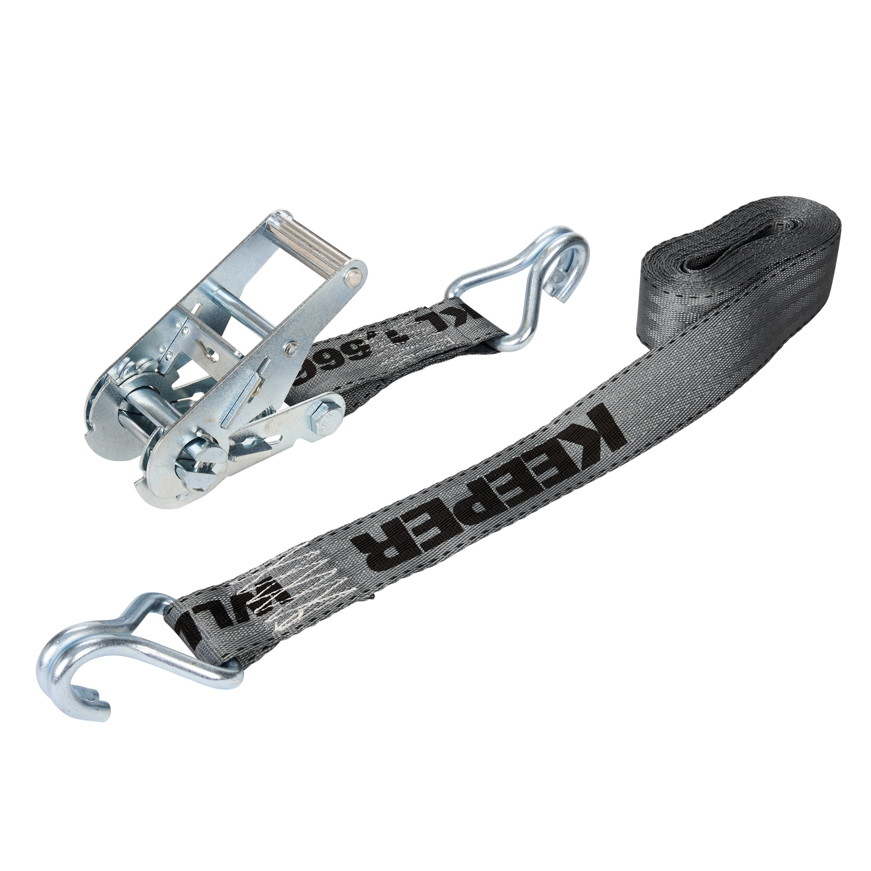 1.75" x 15' Ratchet Tie-Down with J-Hooks variant image view