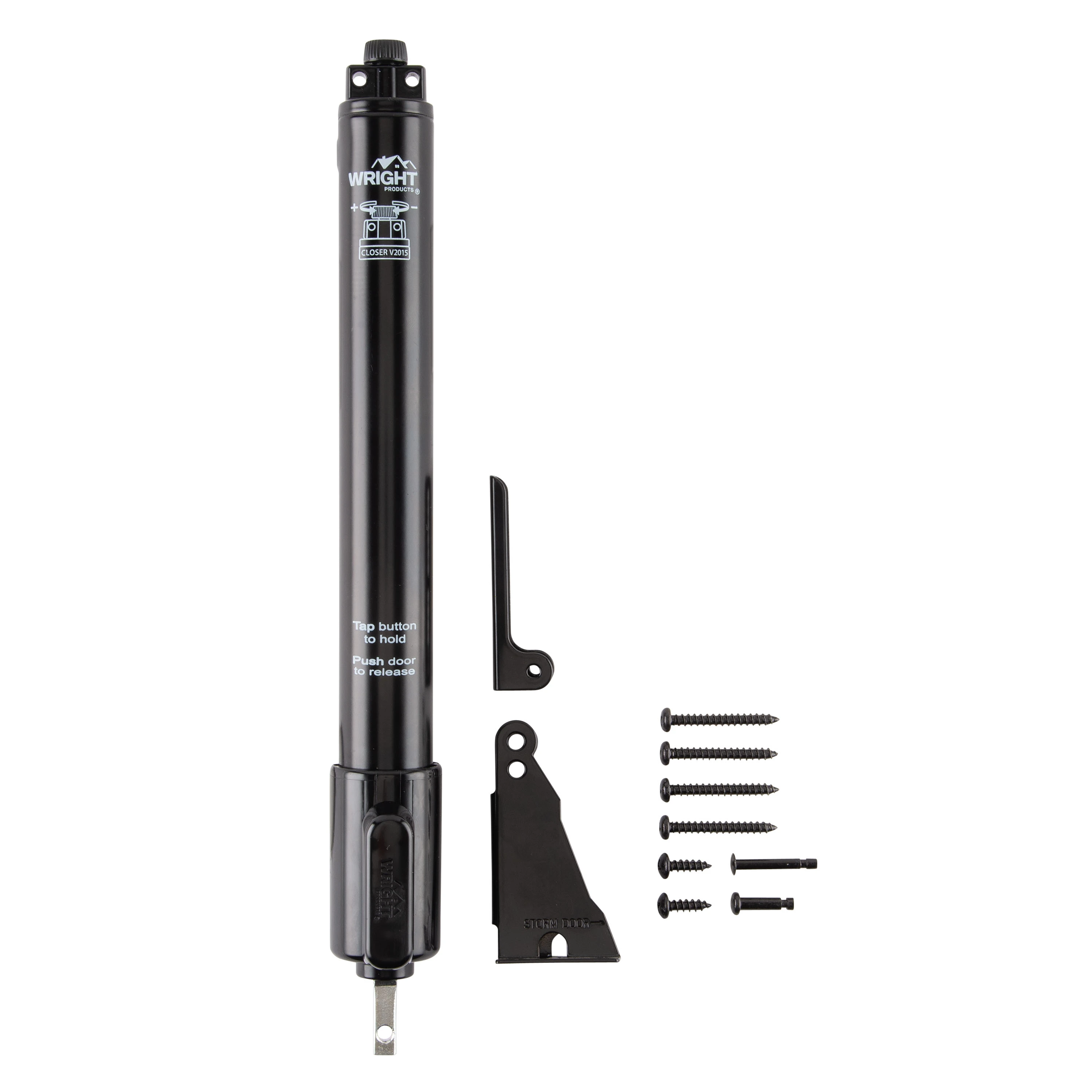Standard Duty Pneumatic Screen and Storm Door Closer with EZ-HOLD variant image view