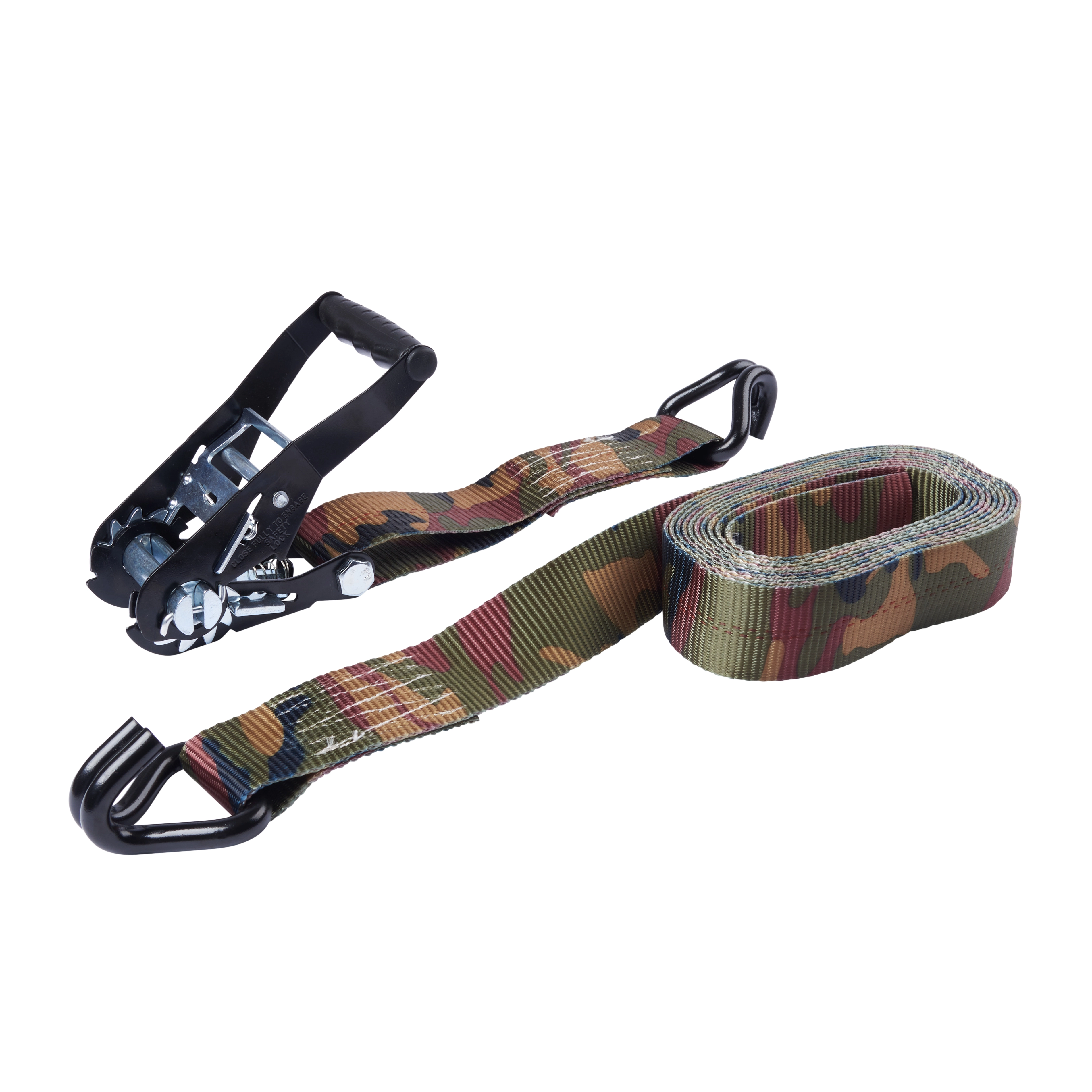 2" x 16' Woodland Camo Ratchet Tie-Down variant image view