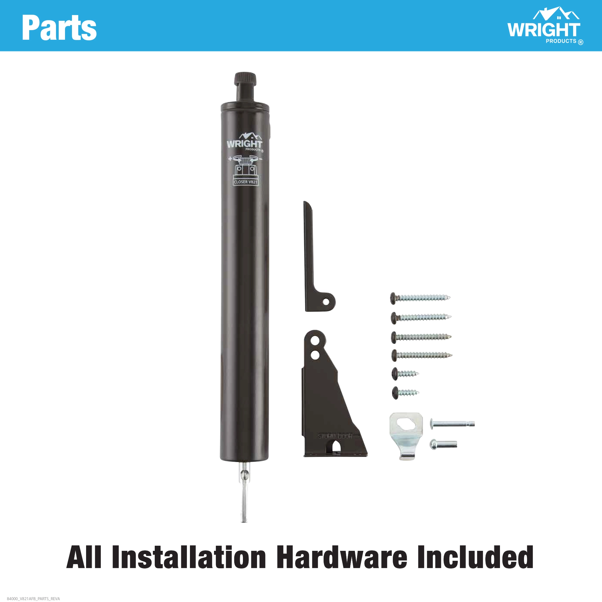 Standard Duty Pneumatic Closer variant image view