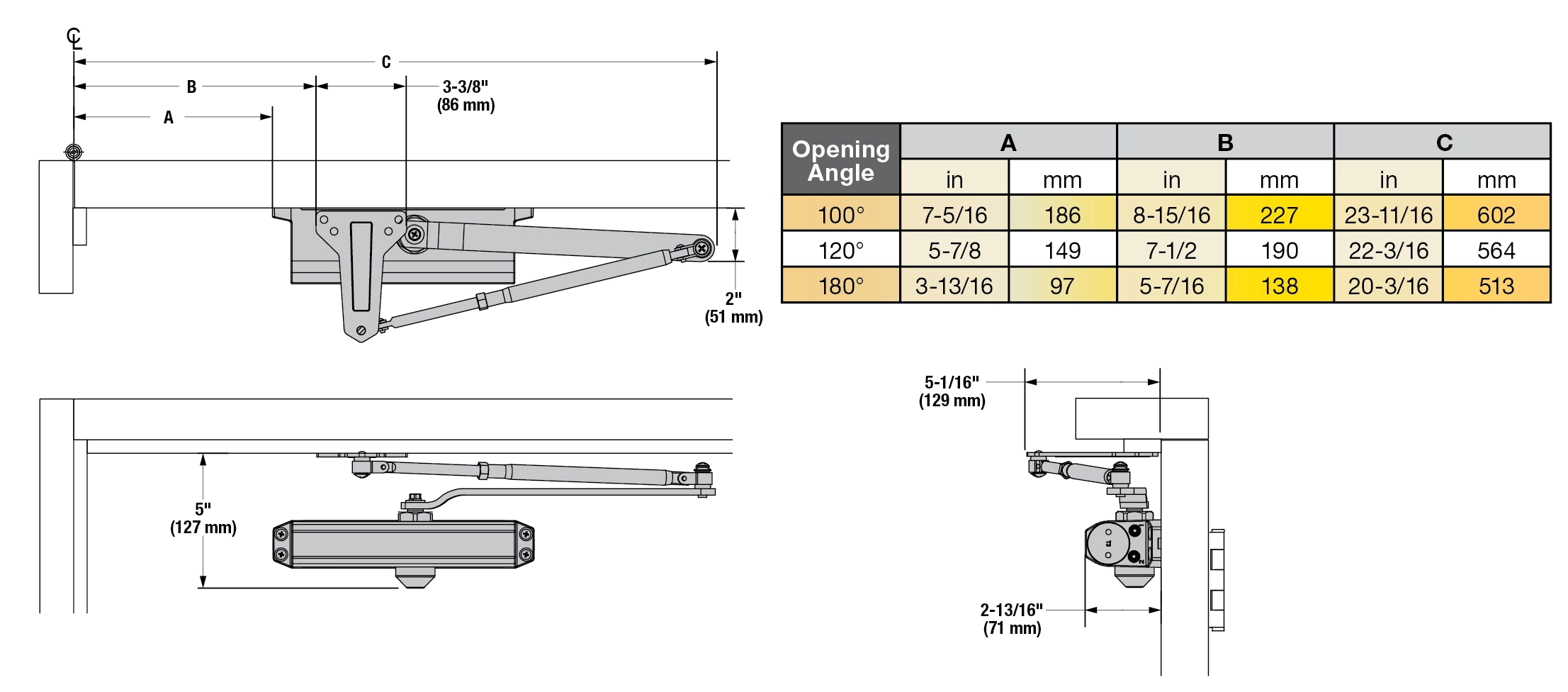 UH4032 Dimension Drawing