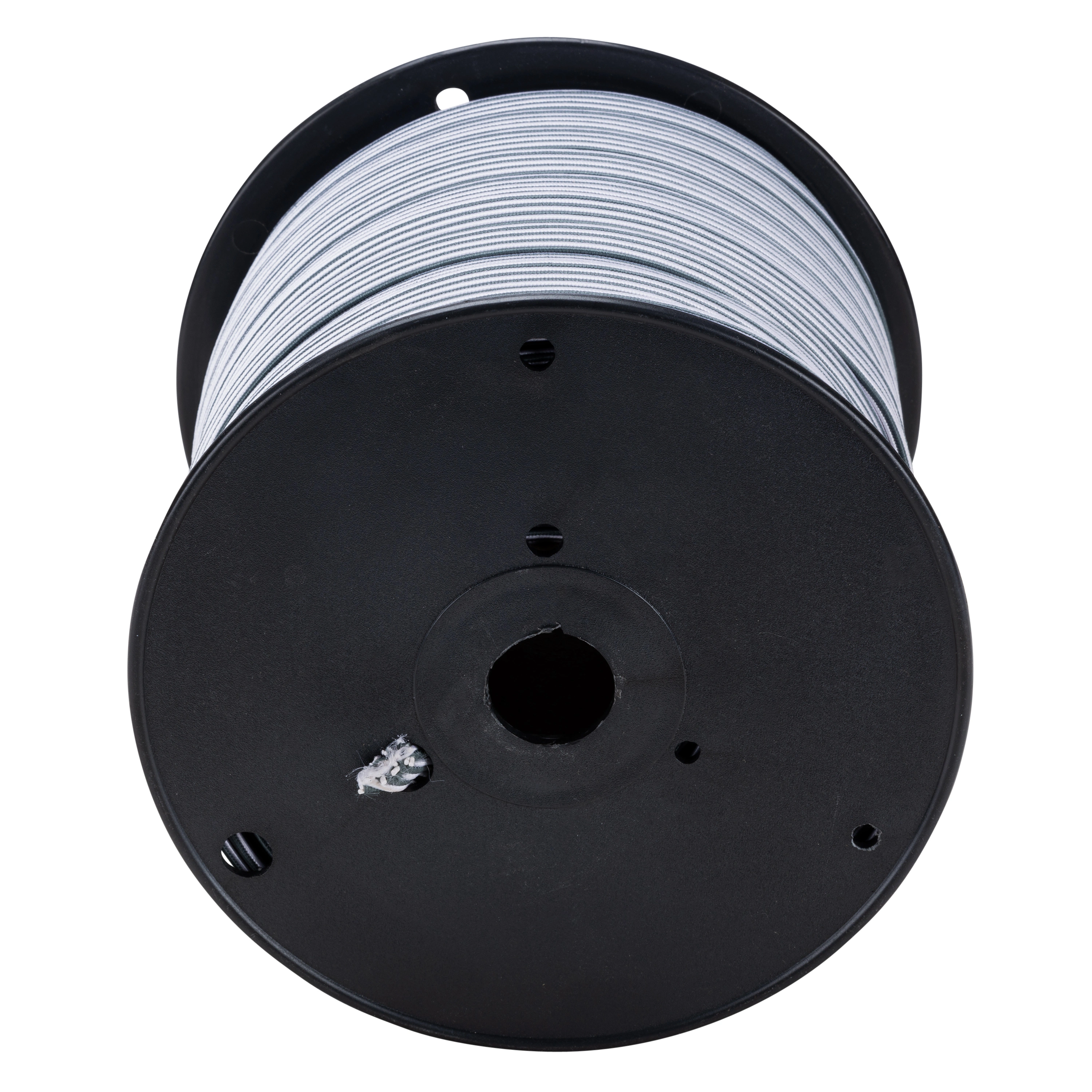 1/2" x 200' Flat Gray with White Stripe Bungee Cord Reel variant image view