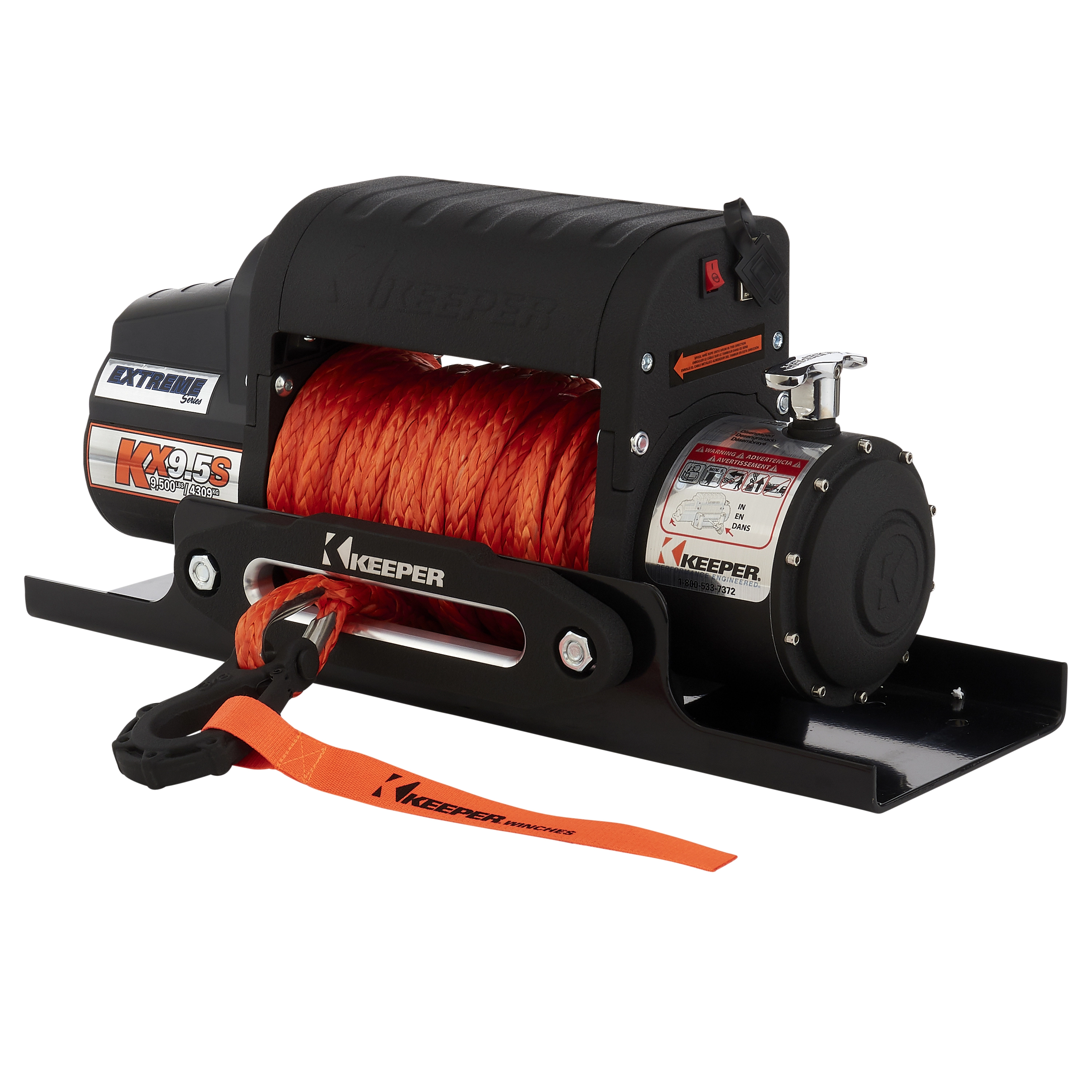 KX9500S Winch, 9,500 lbs. Single Line Pull Capacity variant image view