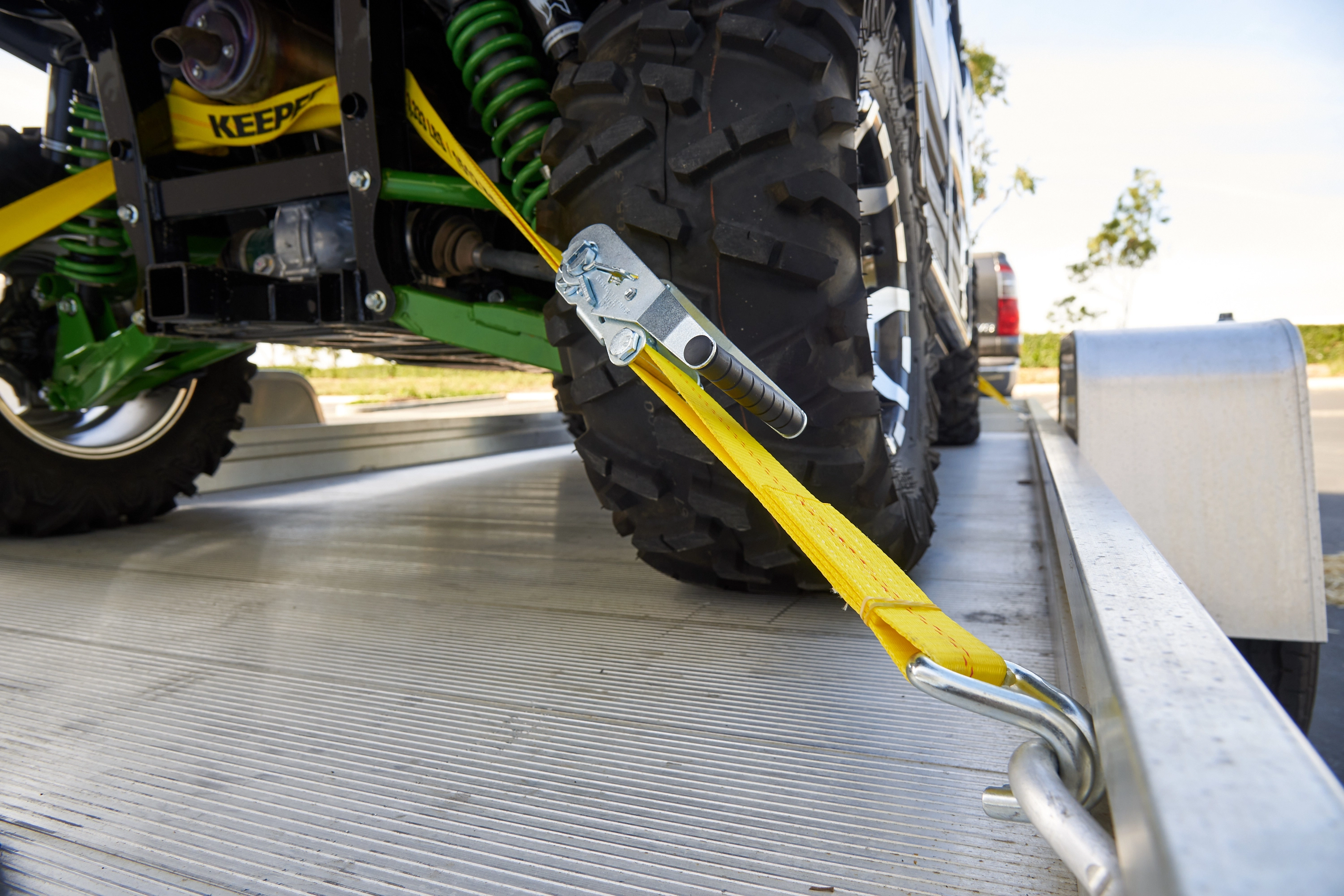 2" x 16' Heavy-Duty Ratchet Strap Tie-Down variant image view