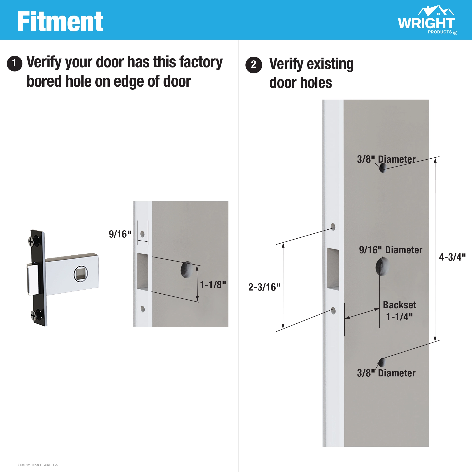 Serenade Mortise Leverset for Wood Core Doors variant image view