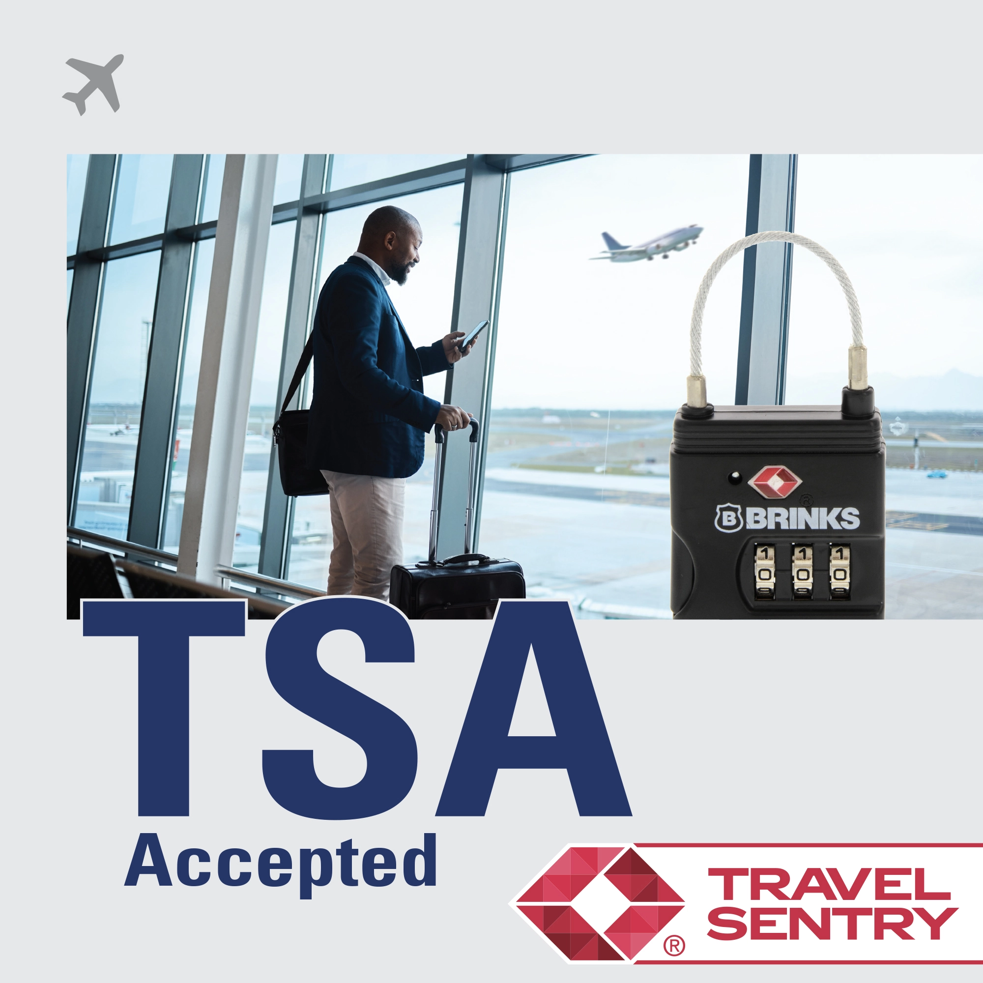 25mm 3-Dial Resettable Combination TSA Travel Lock variant image view