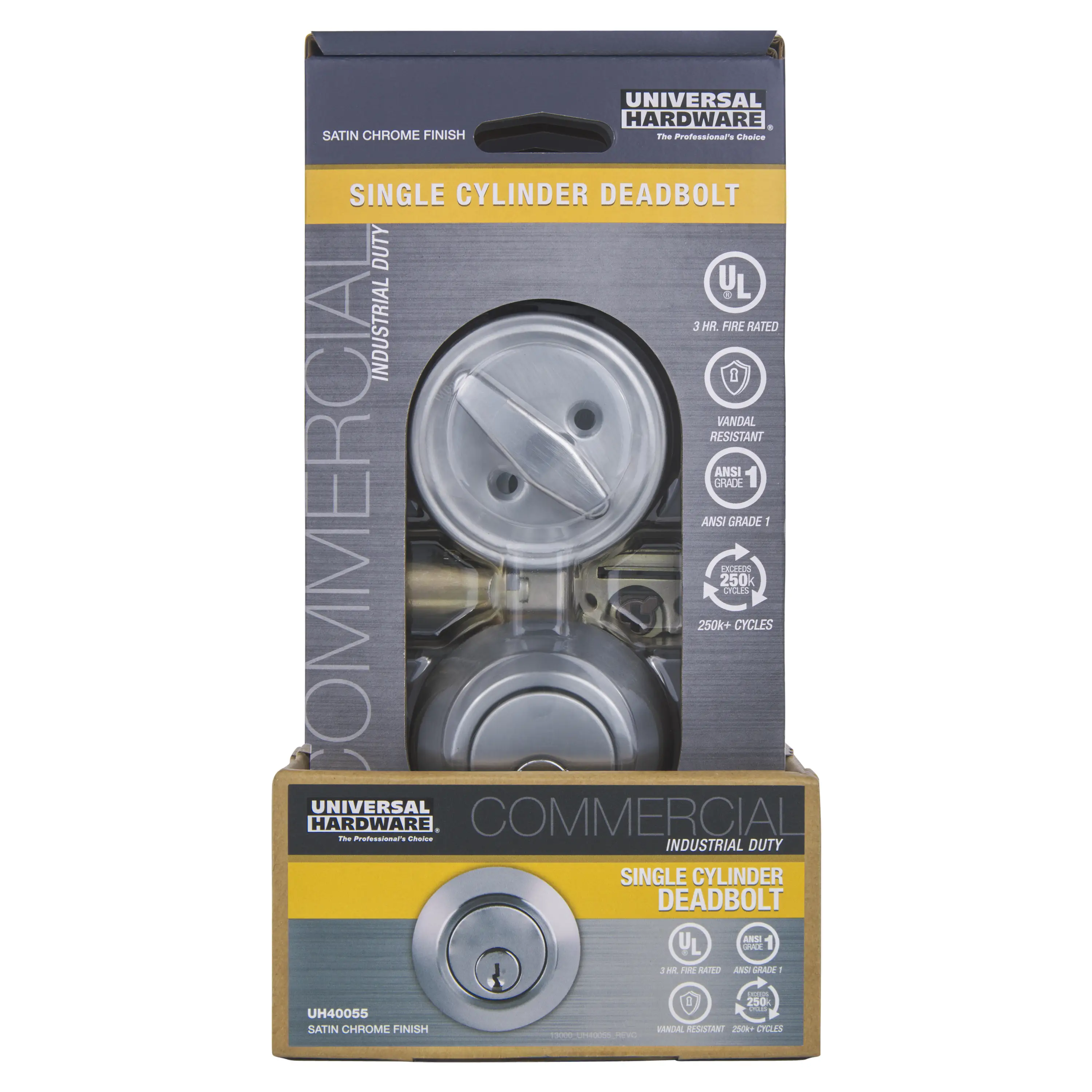 Industrial Duty Single Cylinder Deadbolt variant image view