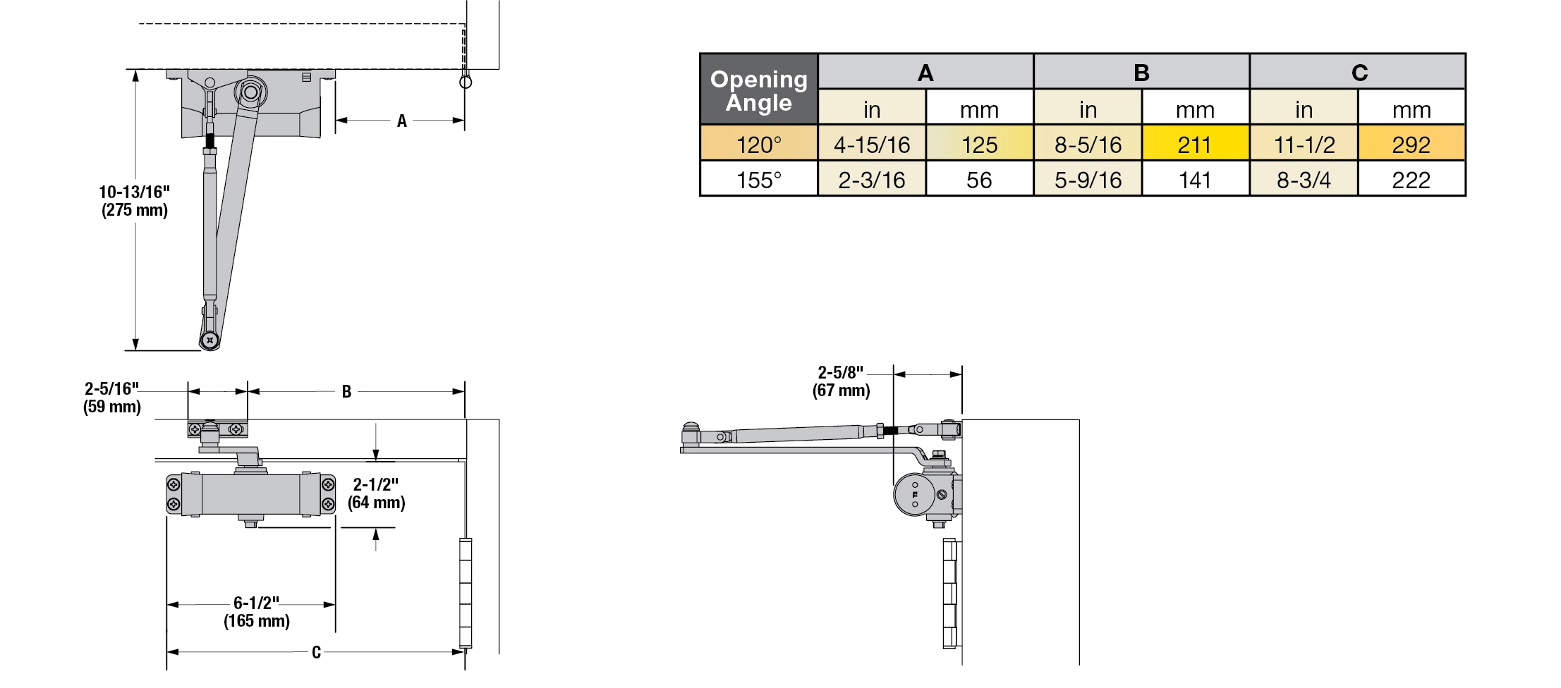 UH4008 Dimension Drawing