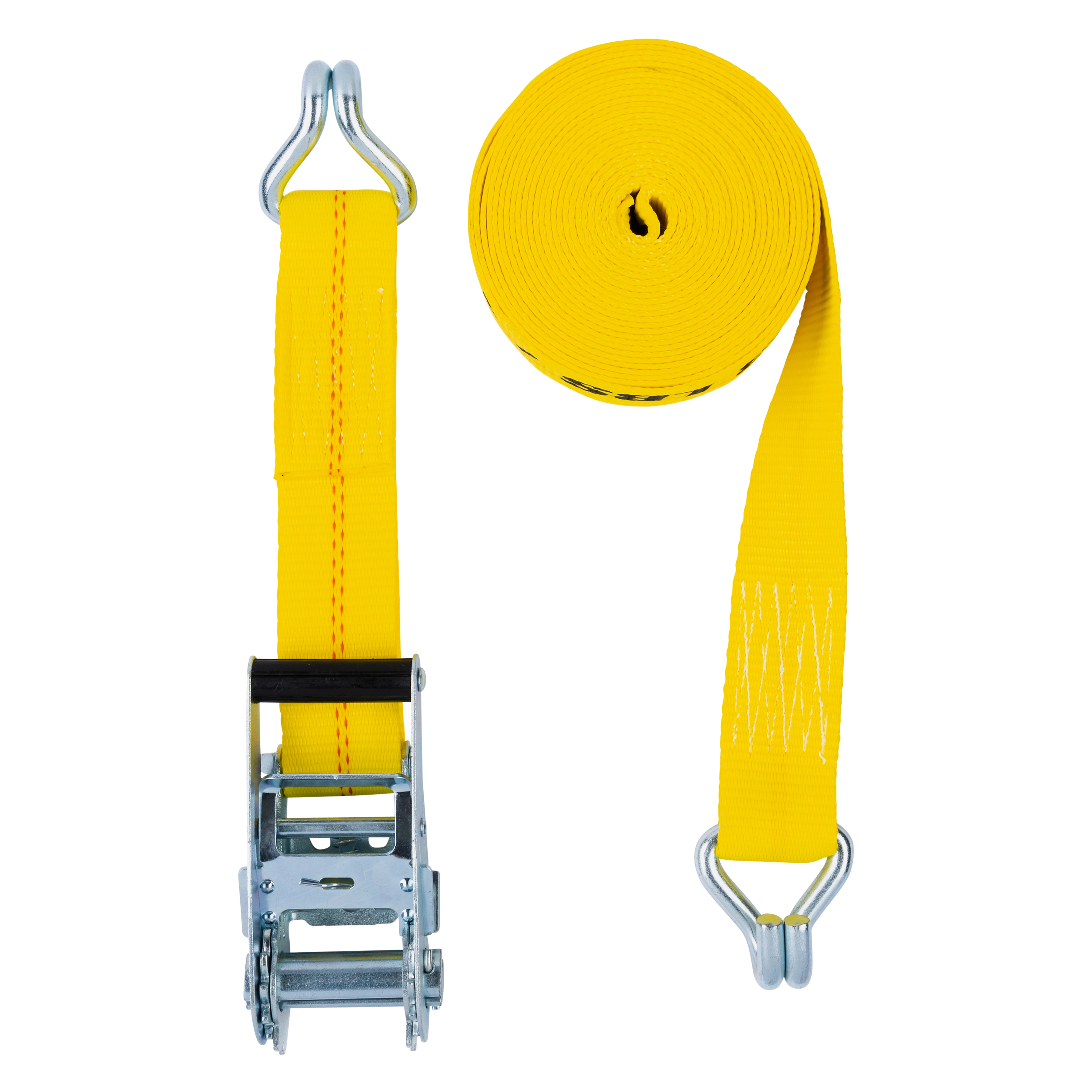 2" x 25' Ratchet Tie-Downs, J-Hooks, 3,333 lbs. WLL variant image view