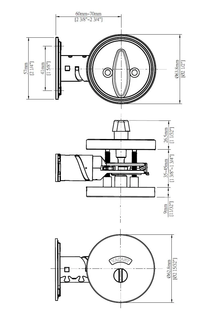 UH40131 Dimension Drawing