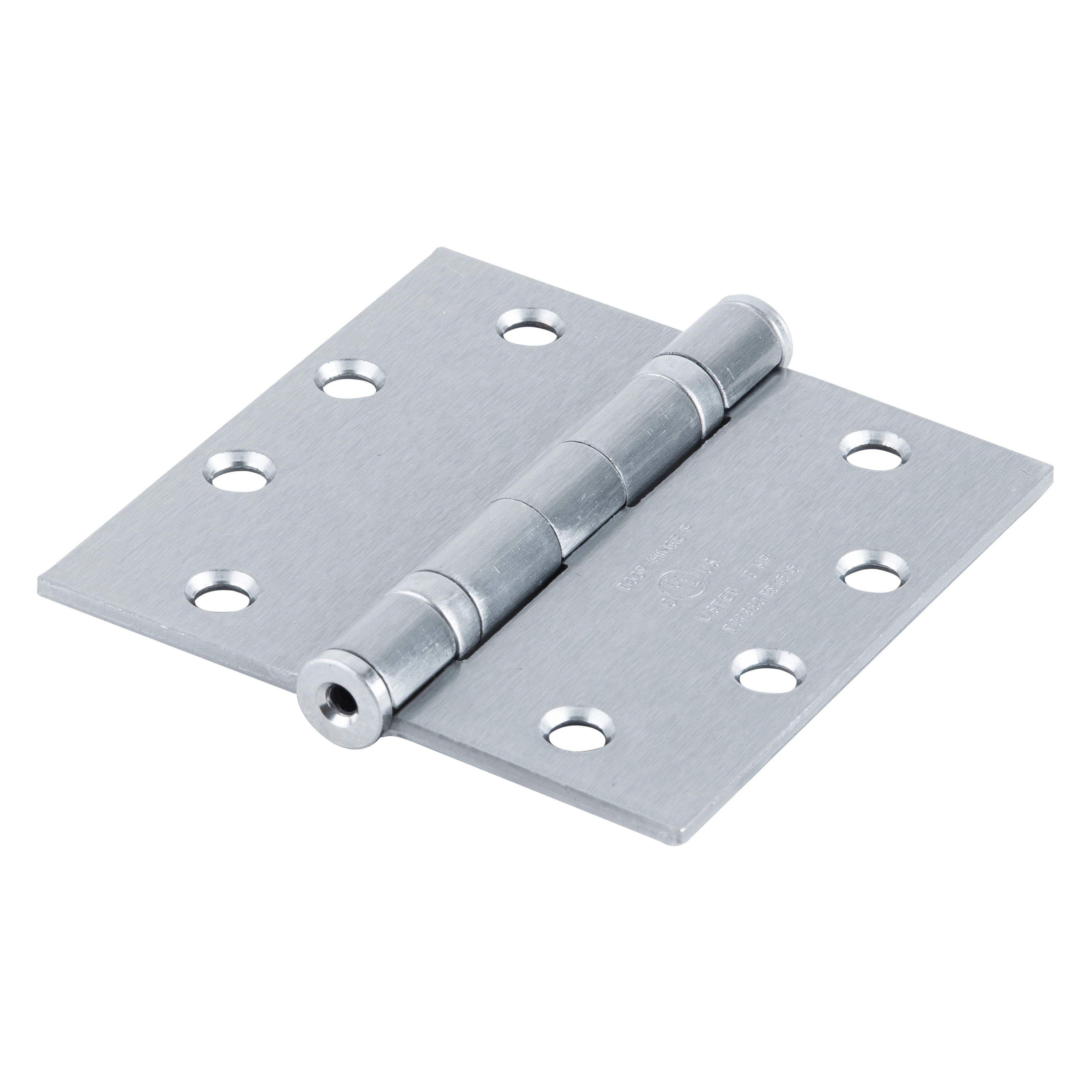 4.5"x4.5" Ball Bearing Door Hinge, Satin Chrome variant image view