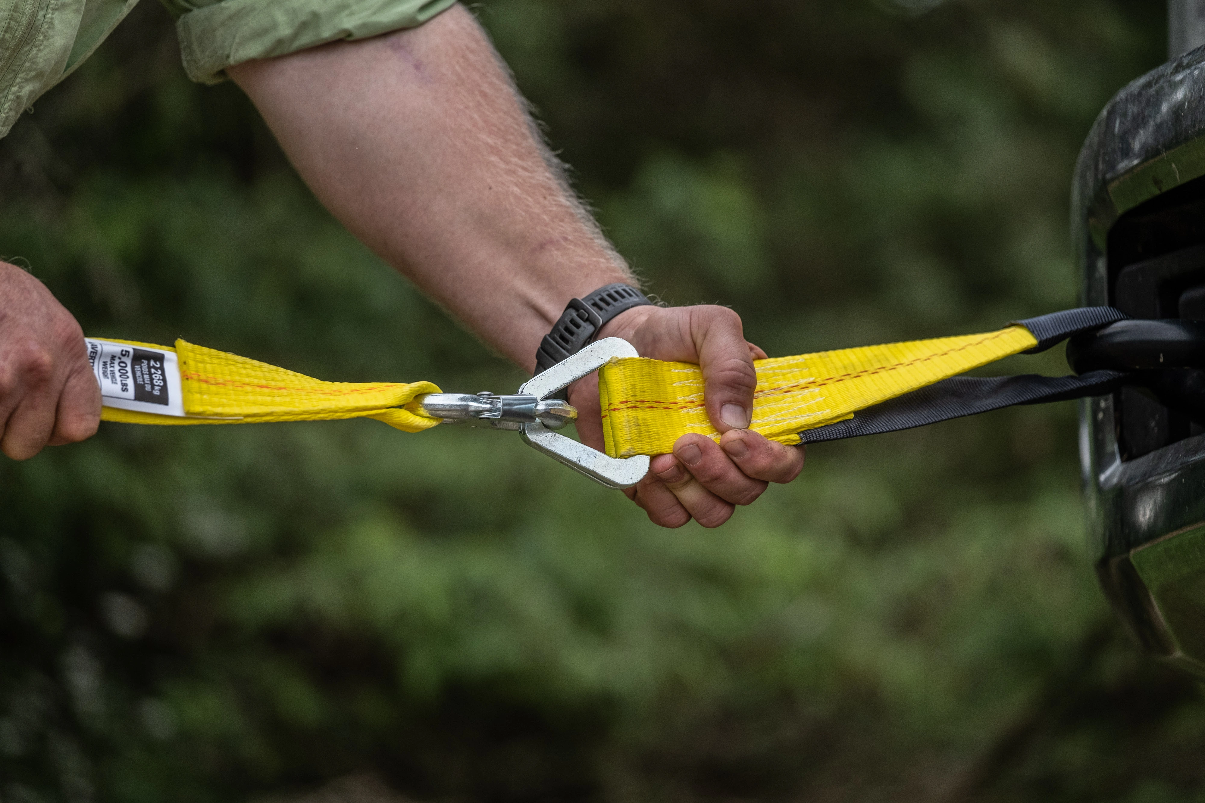 2" x 24" Premium Axle Strap with D-Rings variant image view