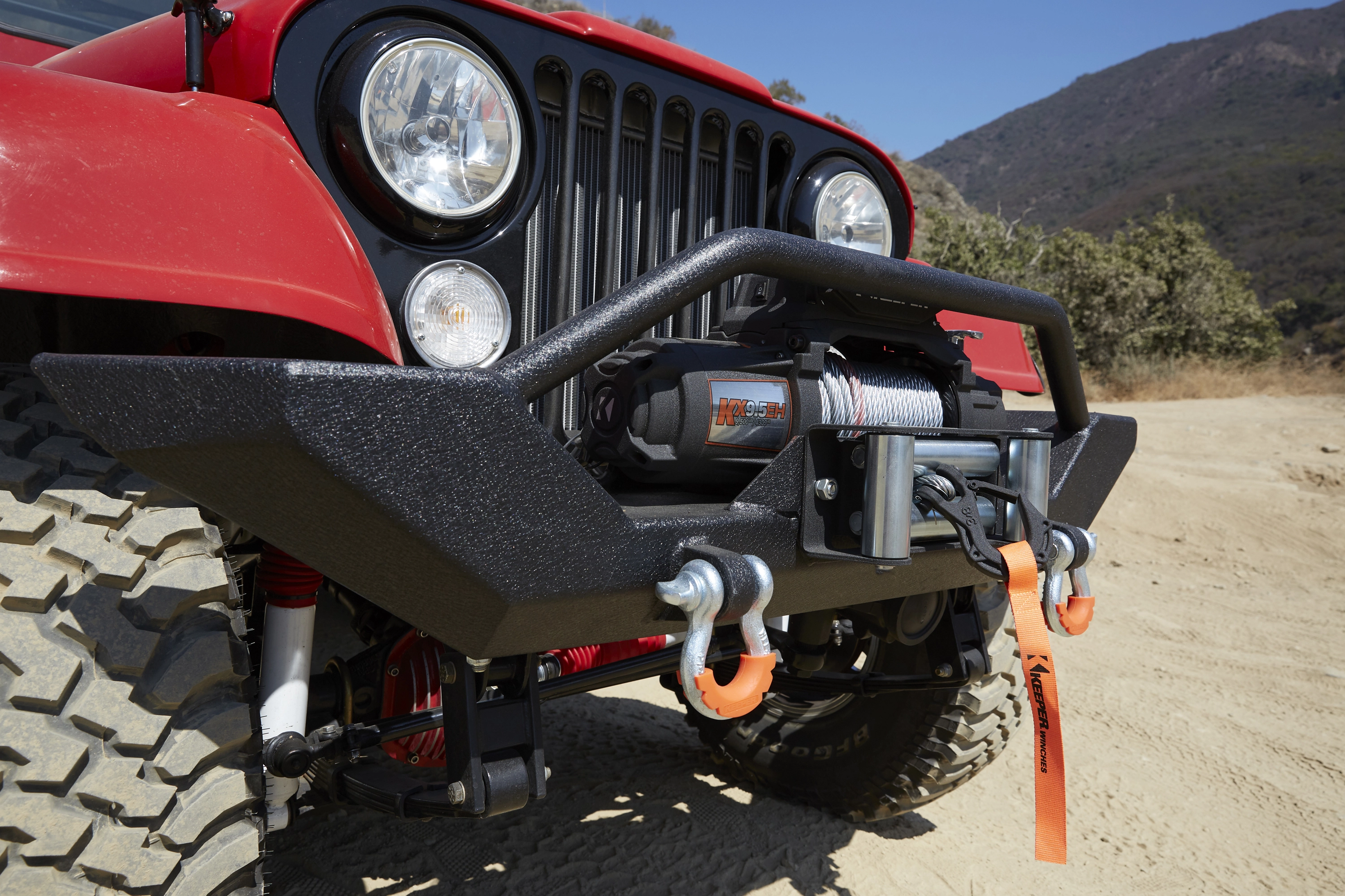 KX9500EH Extreme Series Winch, 9,500 lbs. Single Line Pull Capacity variant image view