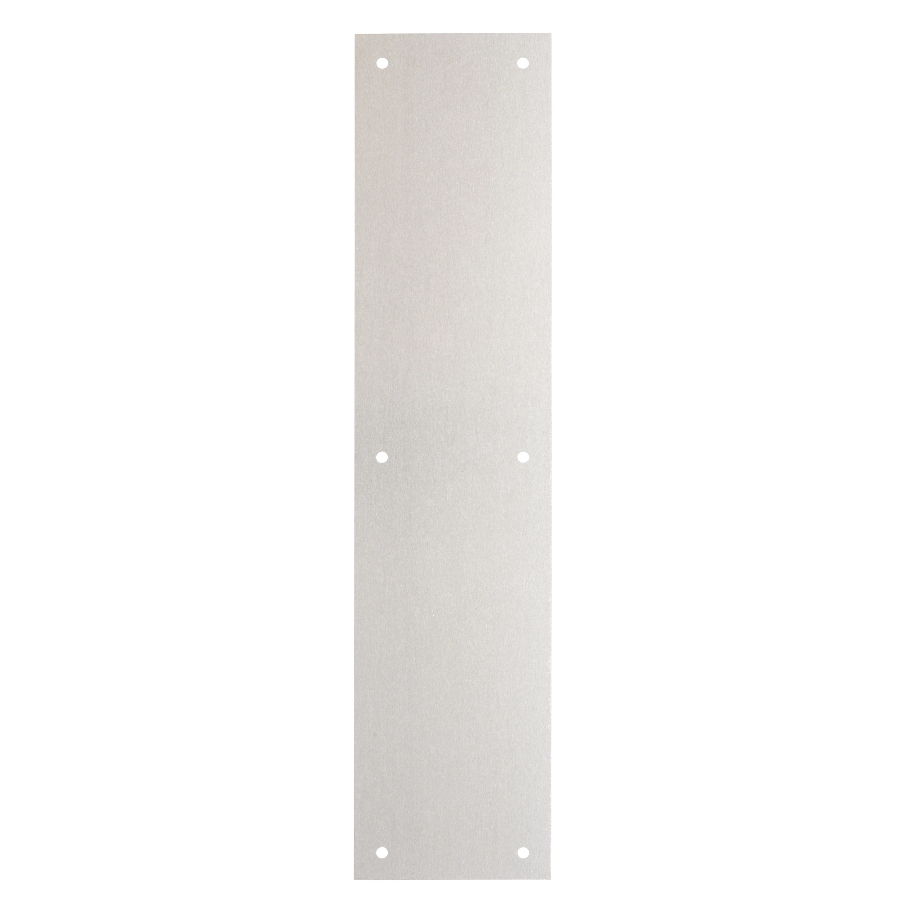 3.5"x15" Push Plate, Satin Aluminum