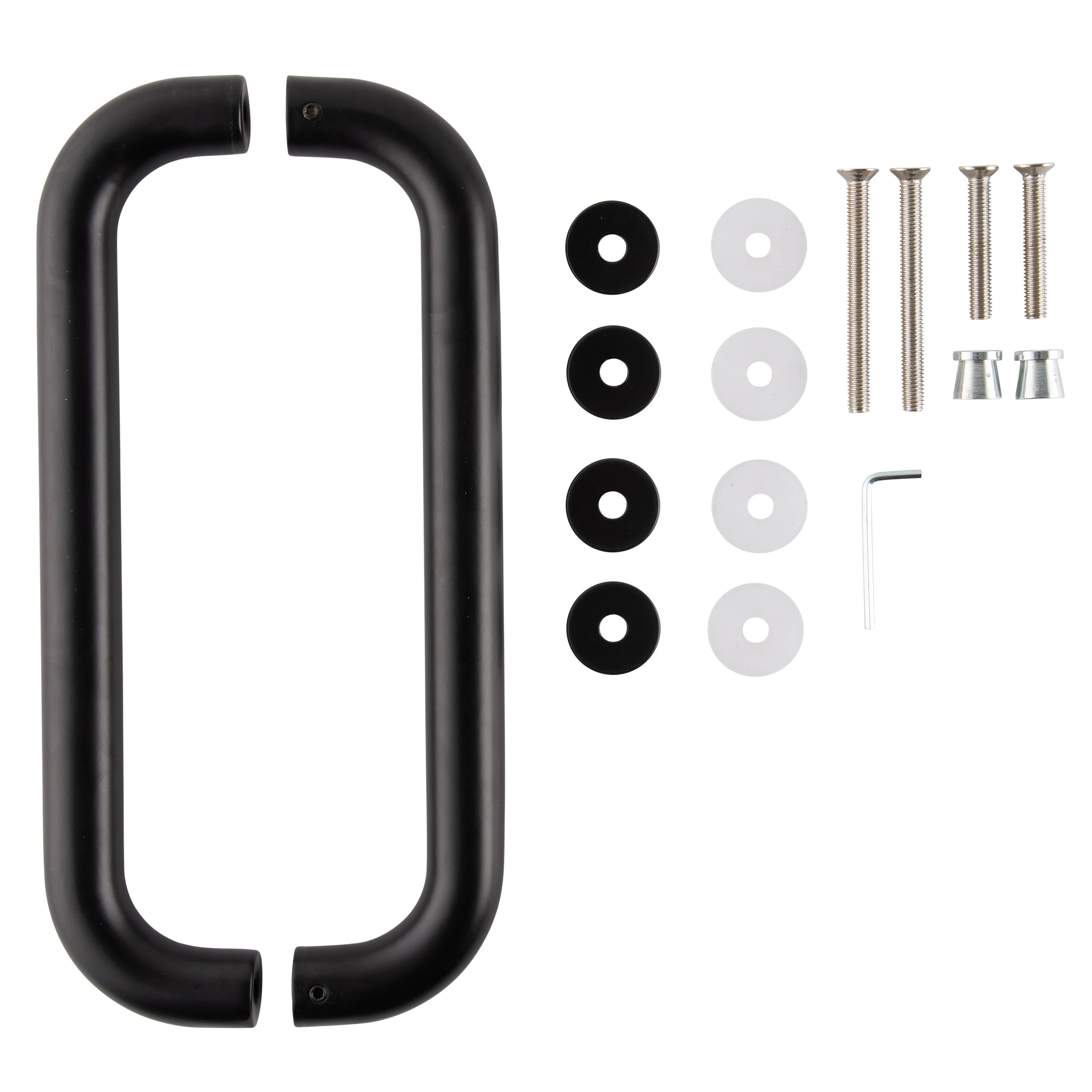 Pull Handle C Style 12", Matte Black variant image view