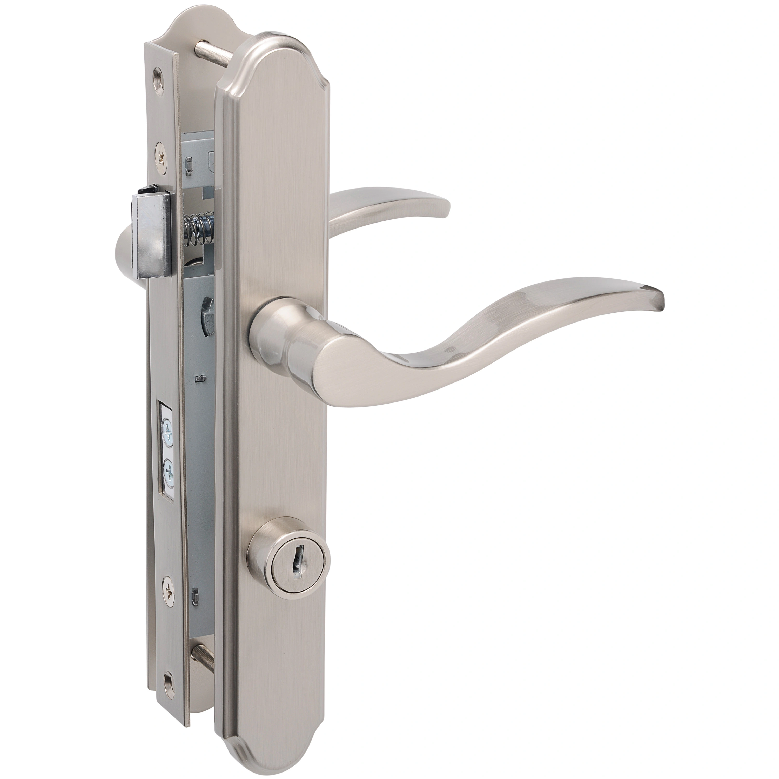 Serenade Mortise Keyed Lever Mount Latch with Deadbolt variant image view