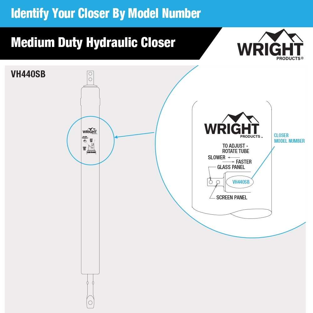 Medium Duty Hydraulic Closer variant image view
