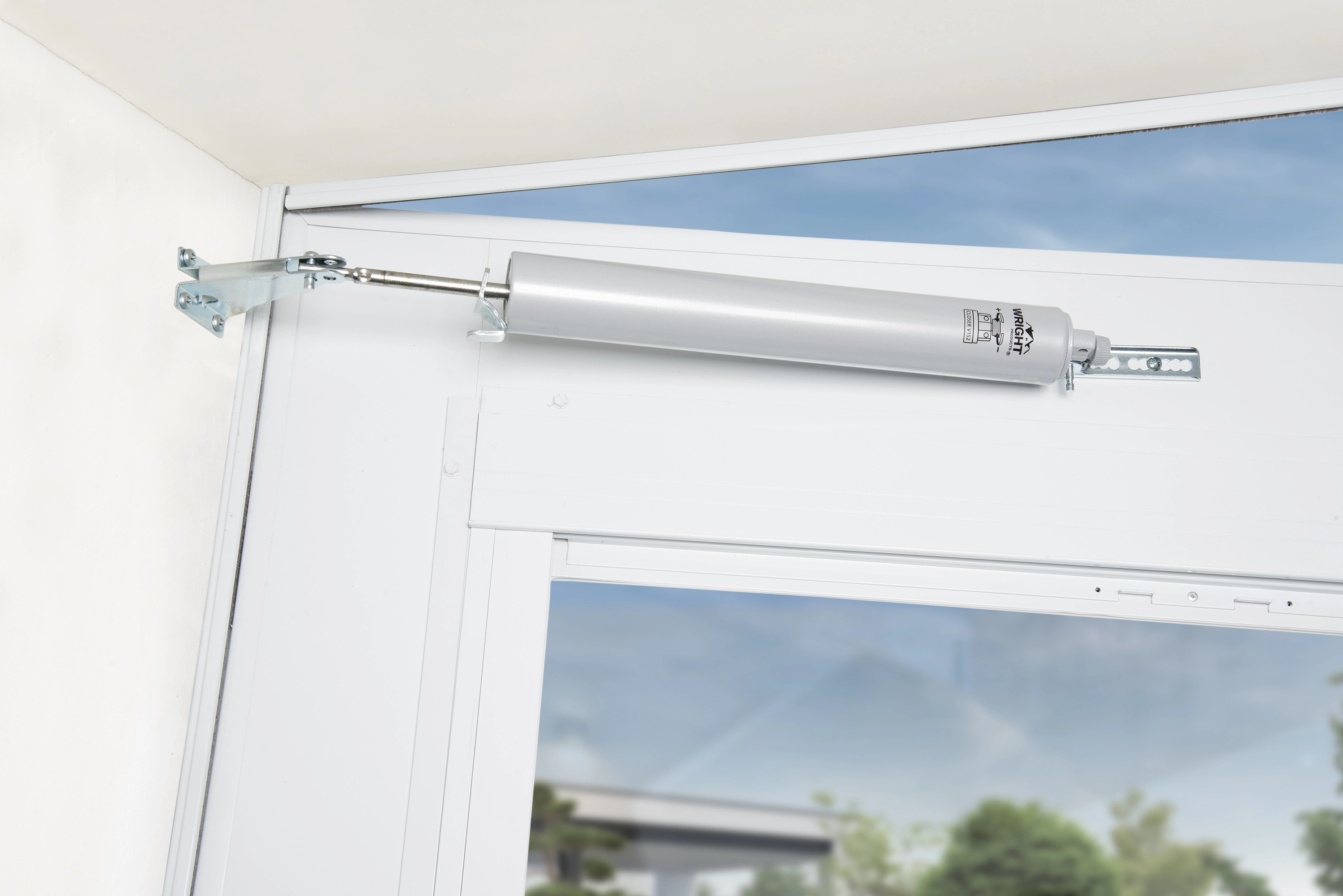 Heavy-Duty Pneumatic Storm Door Closer variant image view