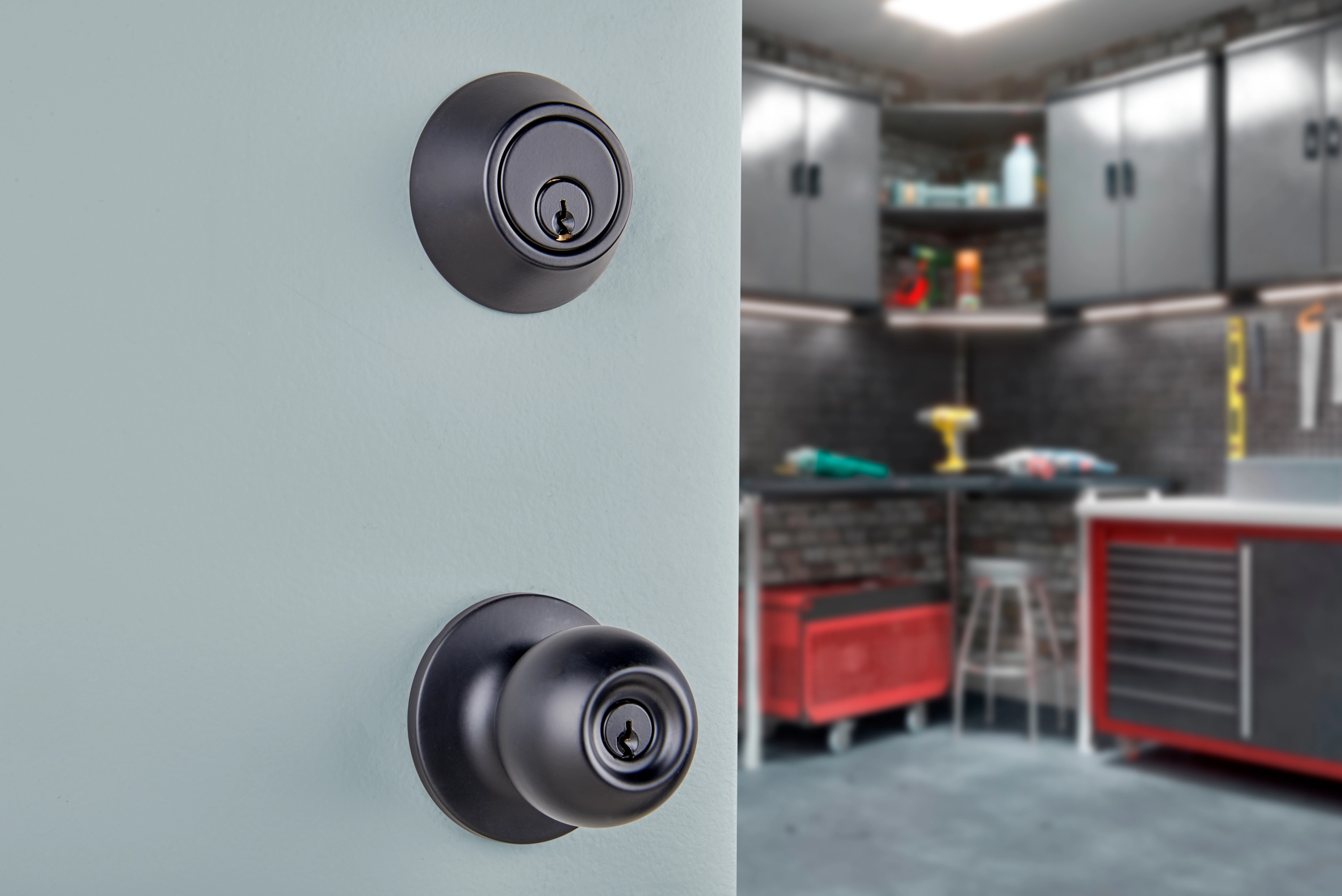 Light Duty Knob Deadbolt Combo variant image view