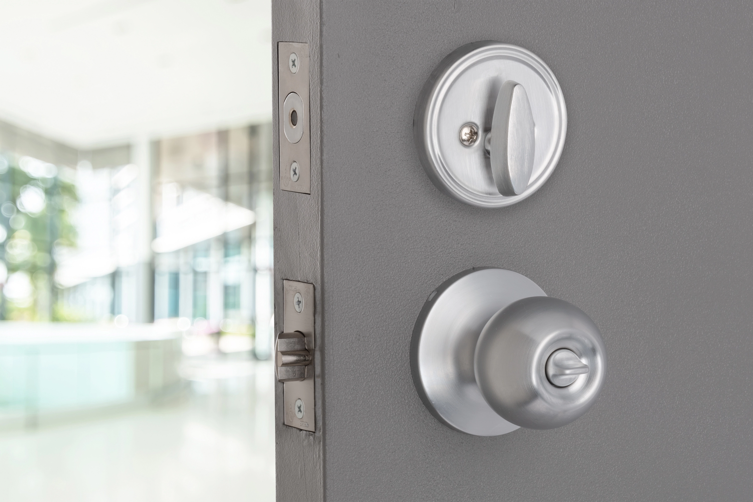 Keyed Entry Knob with Deadbolt variant image view