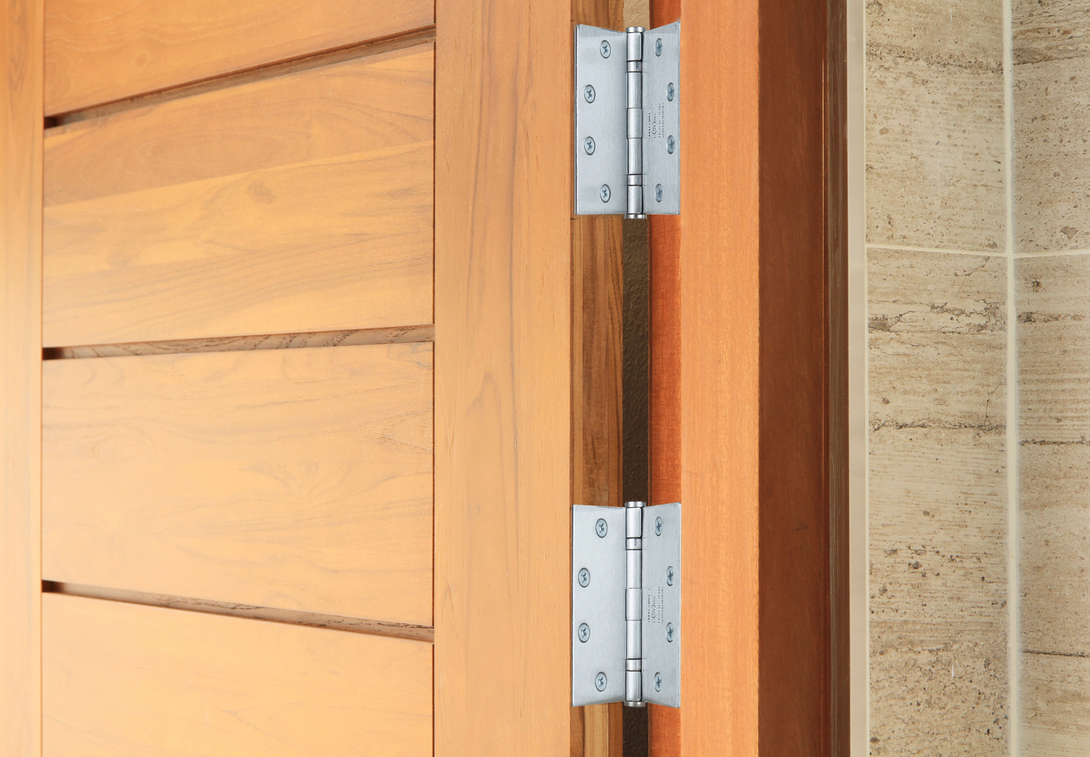 4.5"x4.5" Ball Bearing Door Hinge, Satin Chrome variant image view
