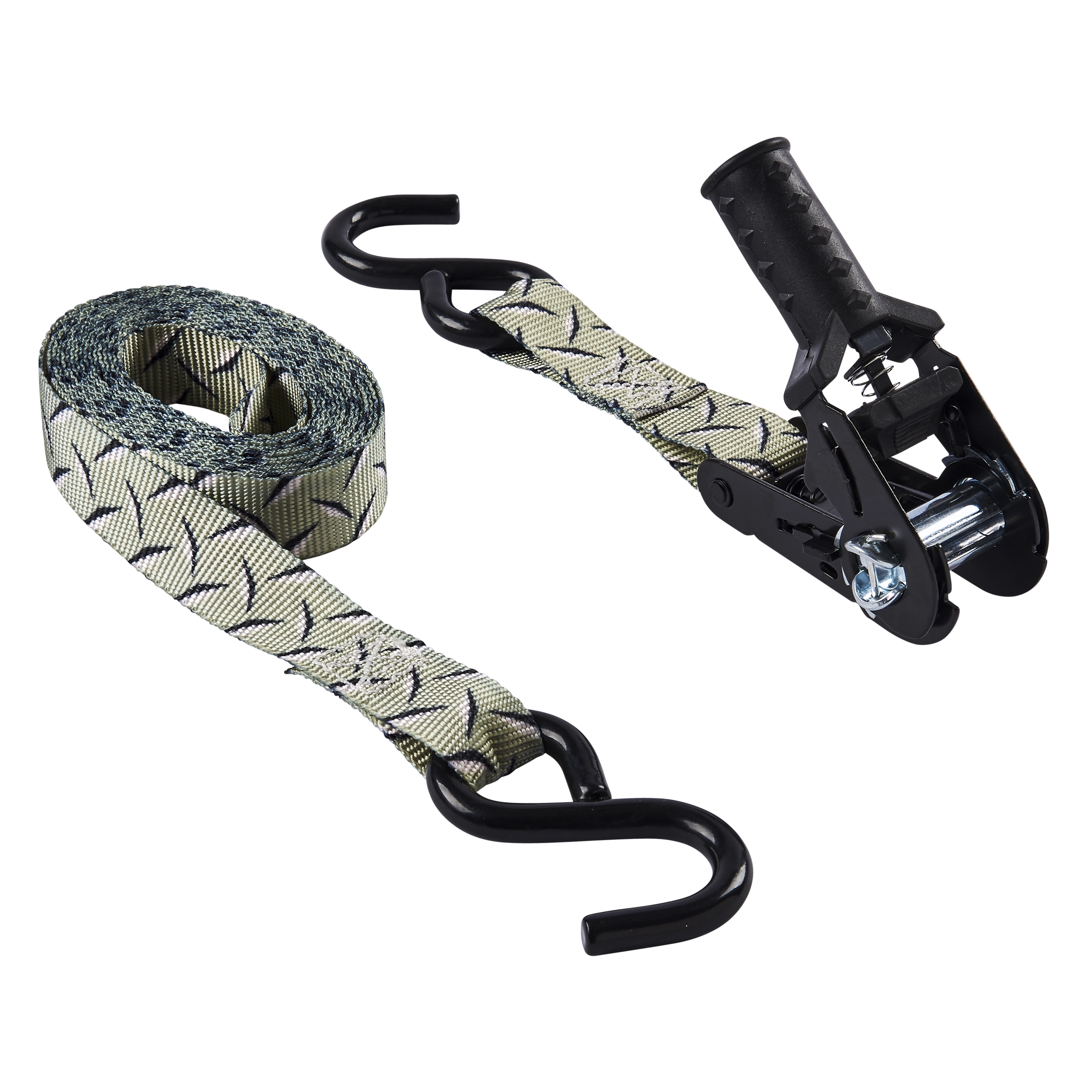 12' Diamond Plate Ratchet Tie-Down variant image view