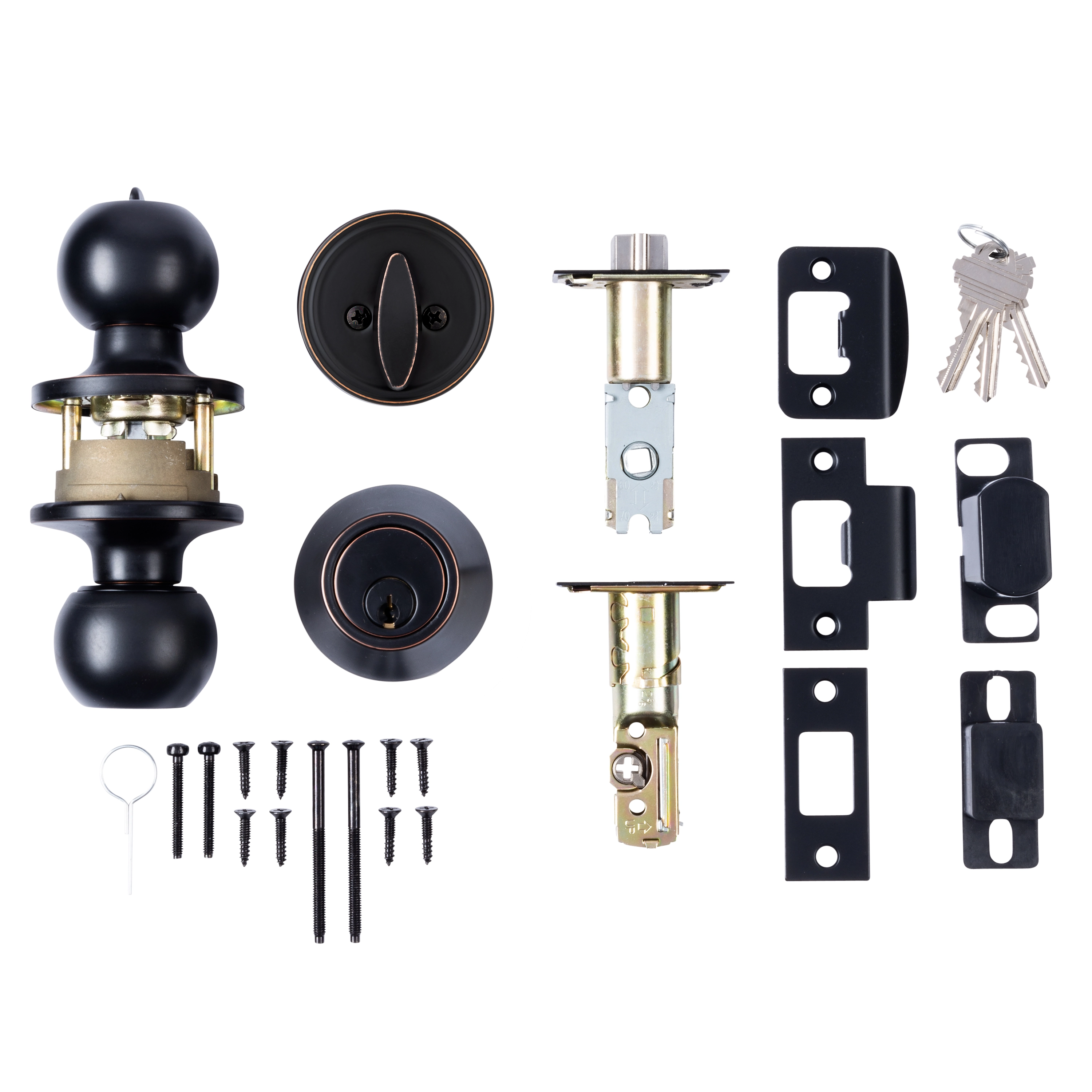 Light Duty Knob Deadbolt Combo variant image view