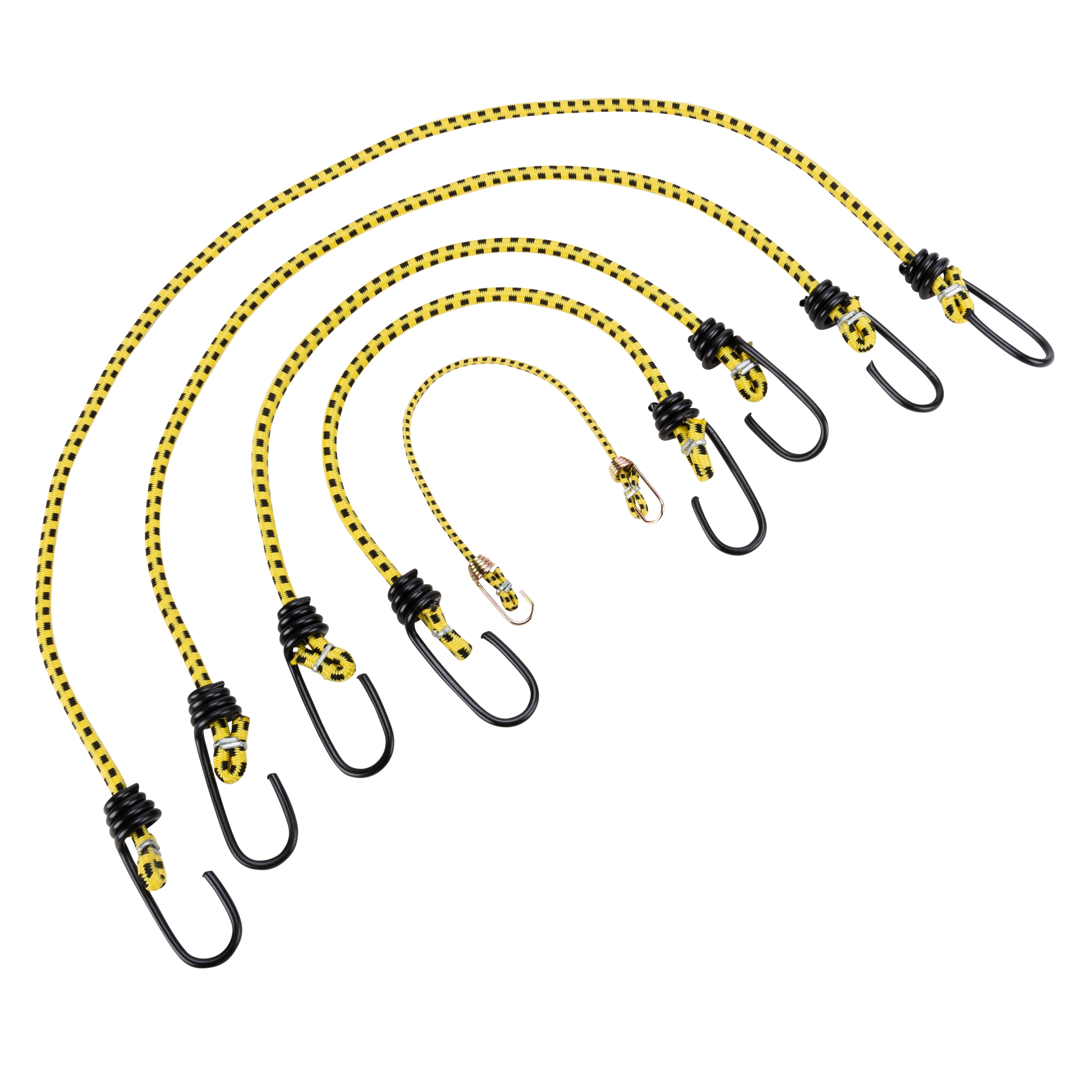 Assorted Round Bungee Cords, 18 Pack variant image view