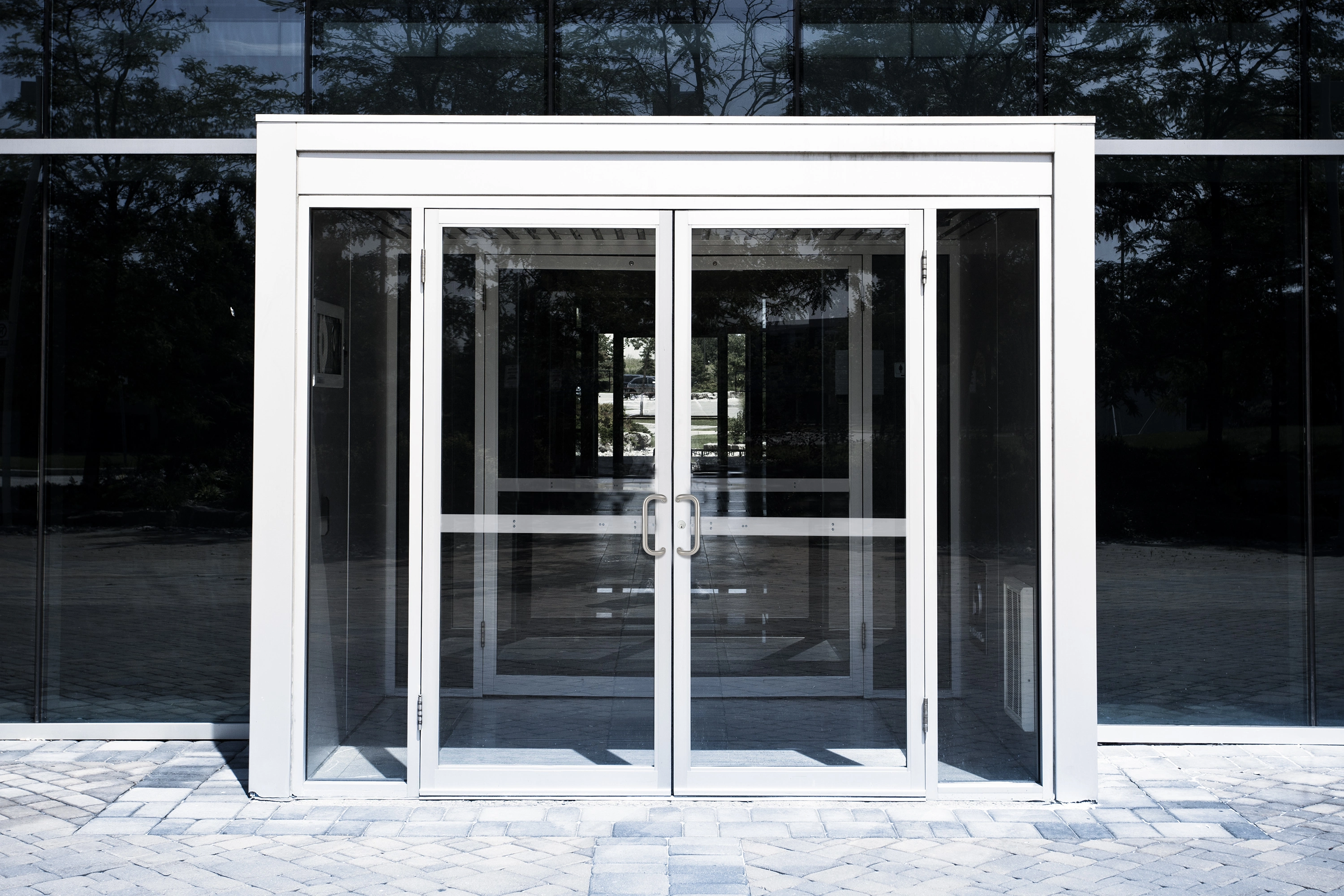 90-Degree Offset Door Pull Handle, Stainless Steel variant image view