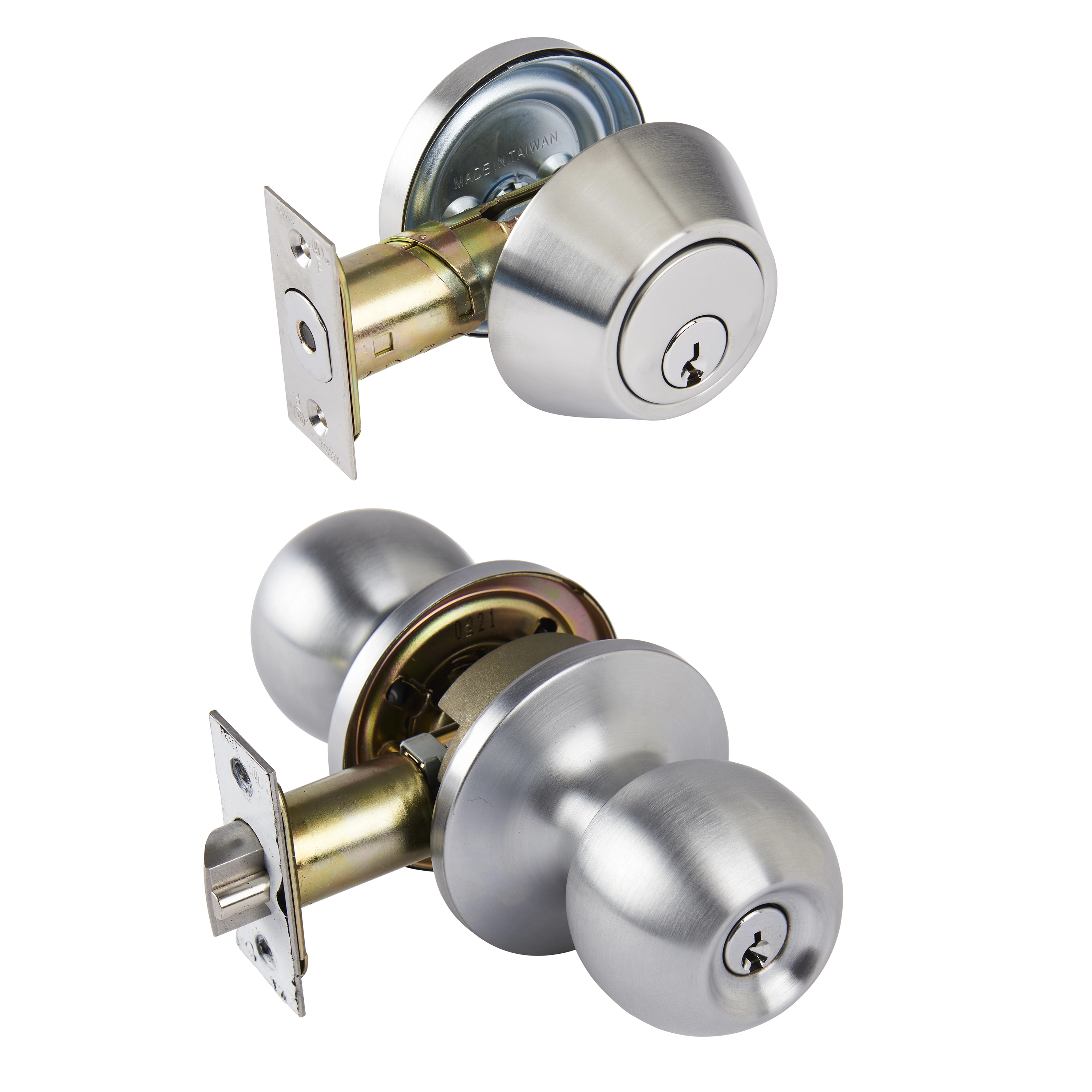 Light Duty Knob Deadbolt Combo variant image view