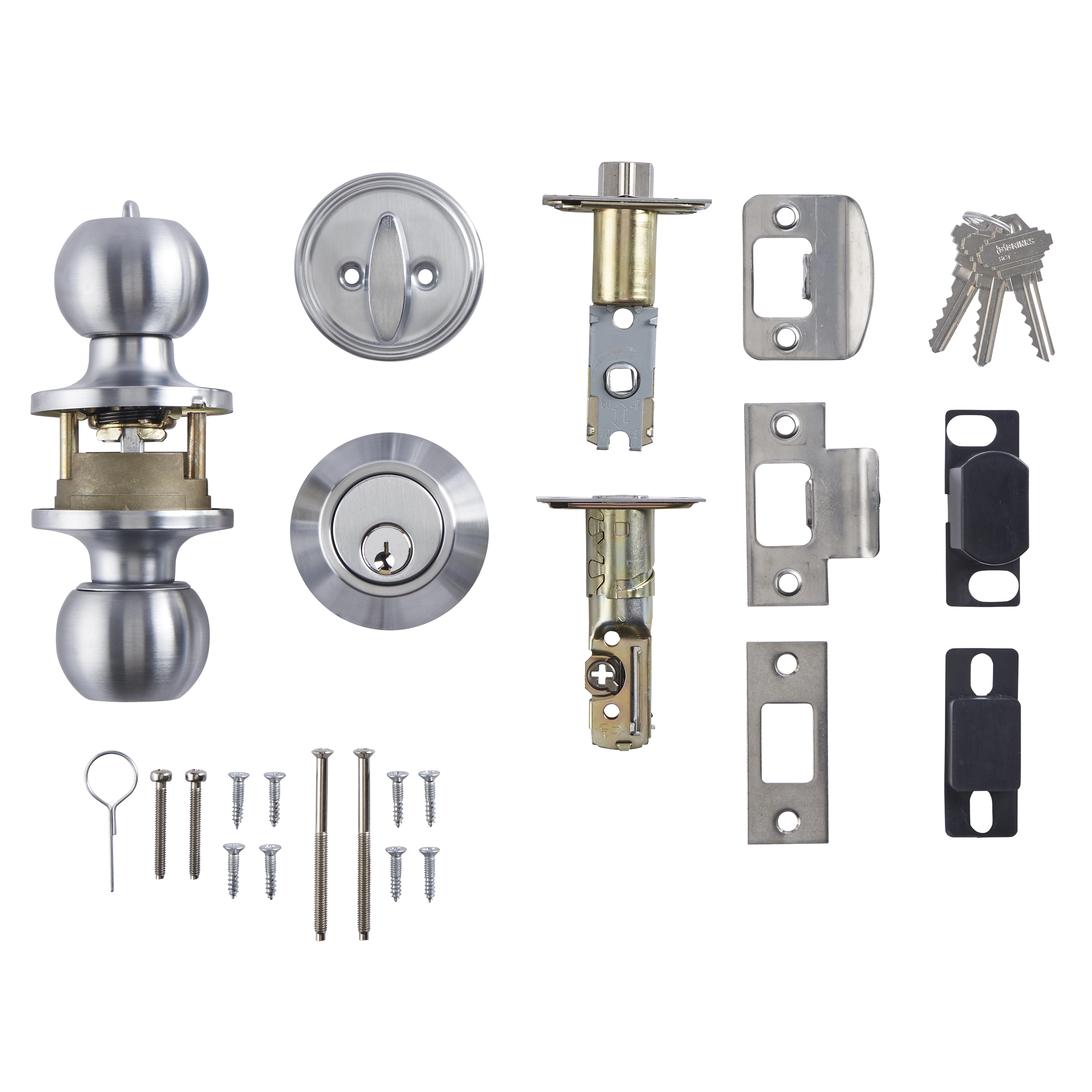 Keyed Entry Knob with Deadbolt variant image view
