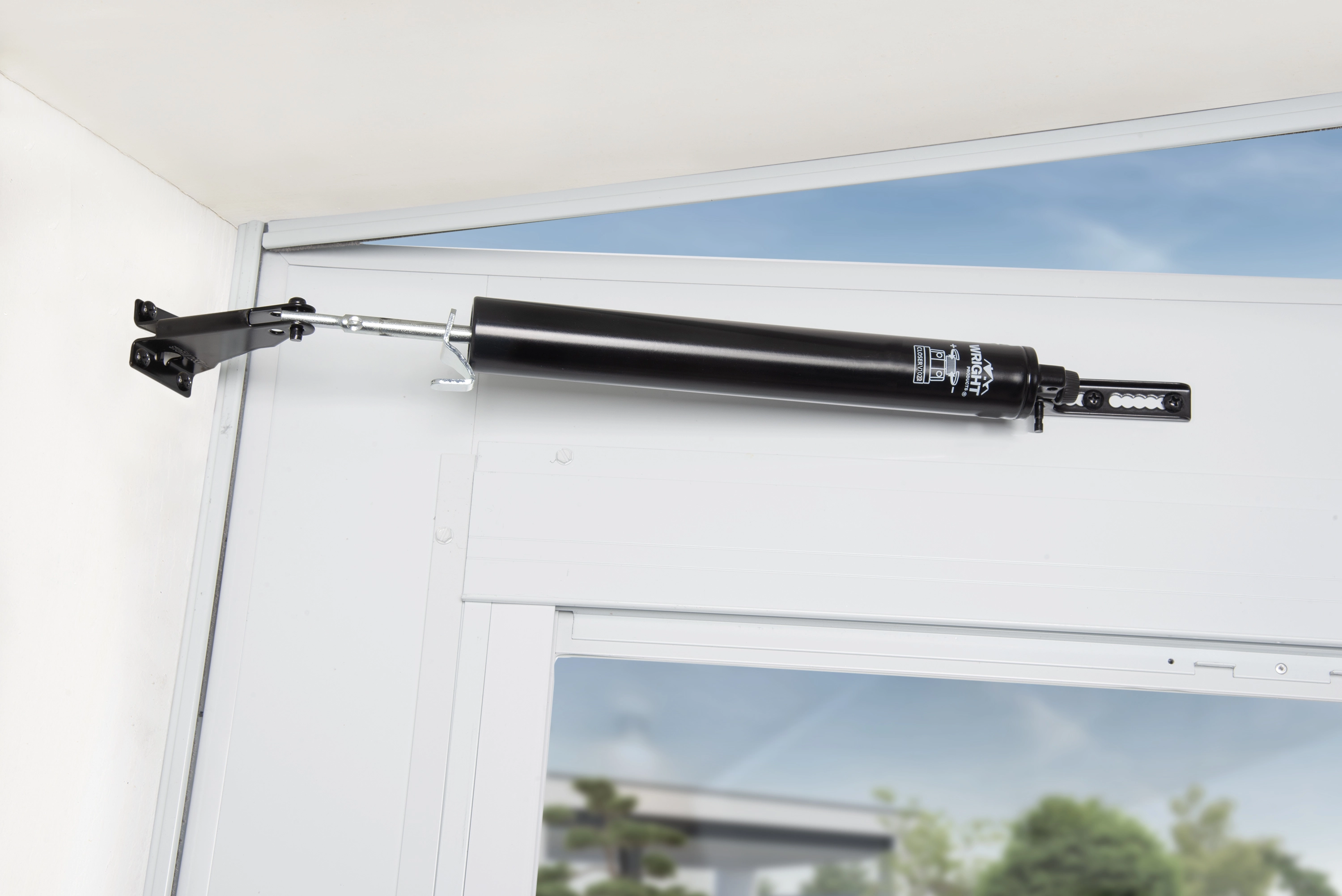 Pneumatic Closer and Push Button Latch Combo Kit variant image view