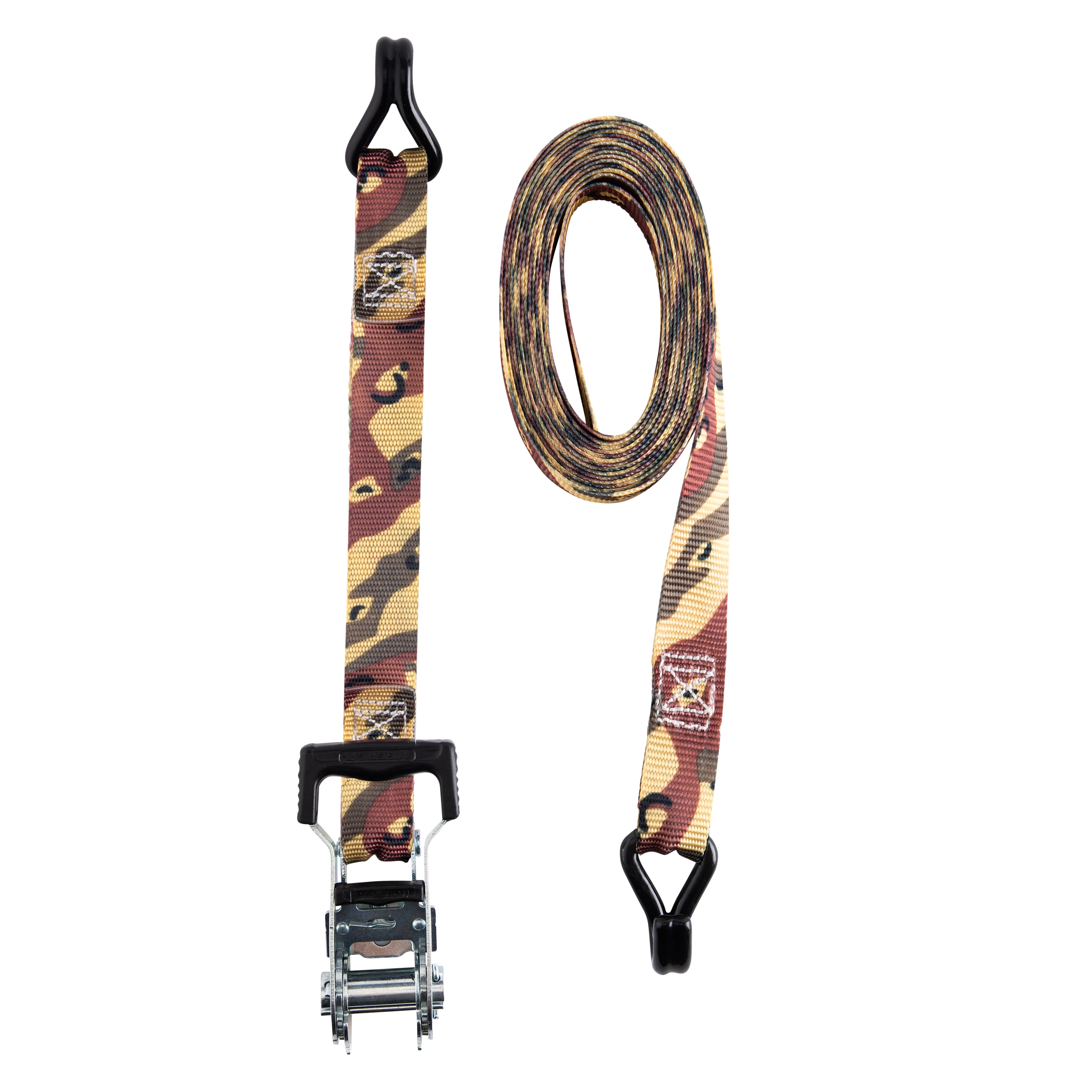 
1.25" x 16' Camo Ratchet Tie-Down with Open Handle variant image view