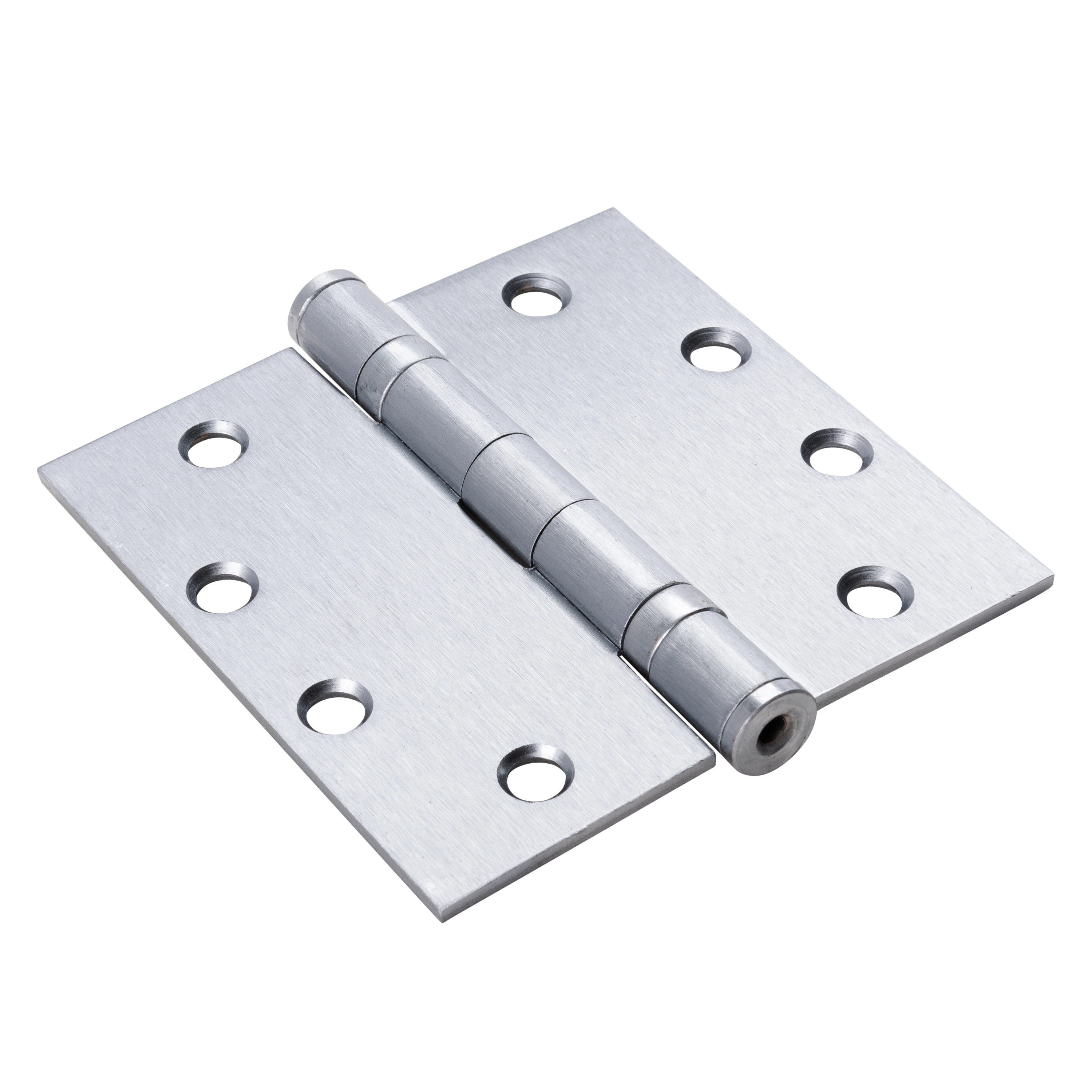 4.5"x4.5" Ball Bearing Door Hinge, Satin Chrome variant image view
