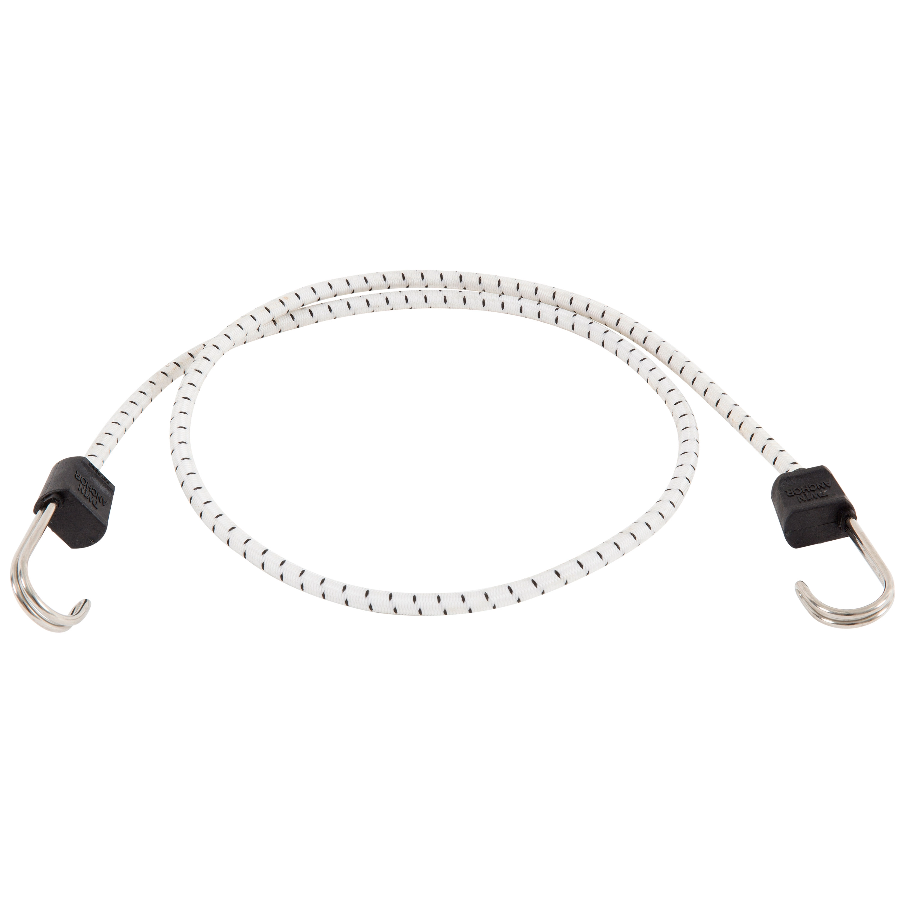 48" Marine Twin Anchor Stainless Steel Hook Bungee Cord variant image view